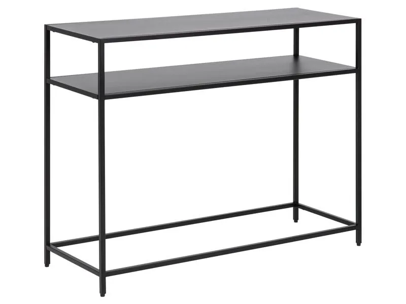 AC Design Konsolentisch Newcastle 100 x 35 x 79 cm, Schwarz AC Design Konsolentisch Newcastle 100 x 35 x 79 cm, Schwarz