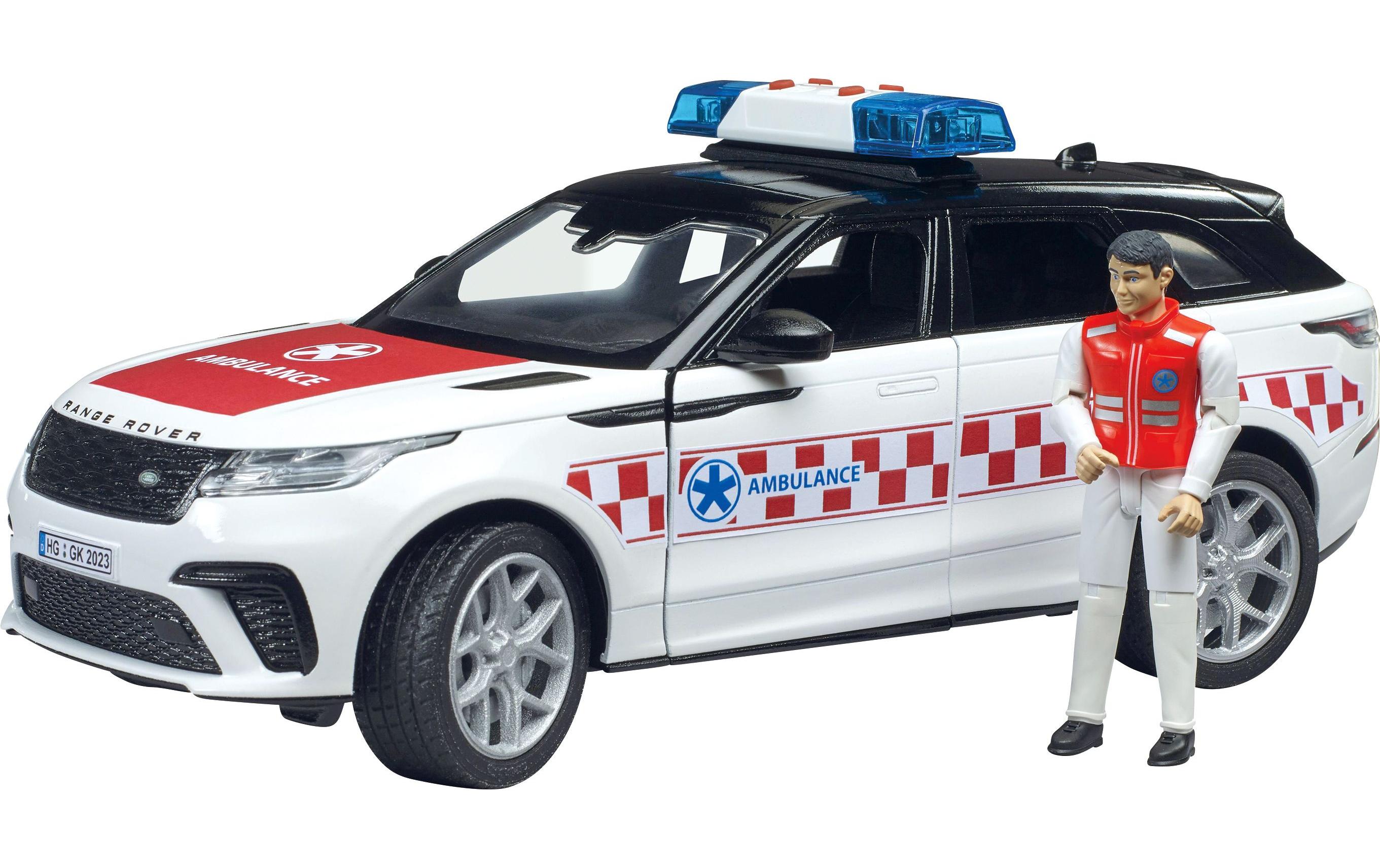 Bruder Spielwaren Range Rover Velar Notarztfahrzeug