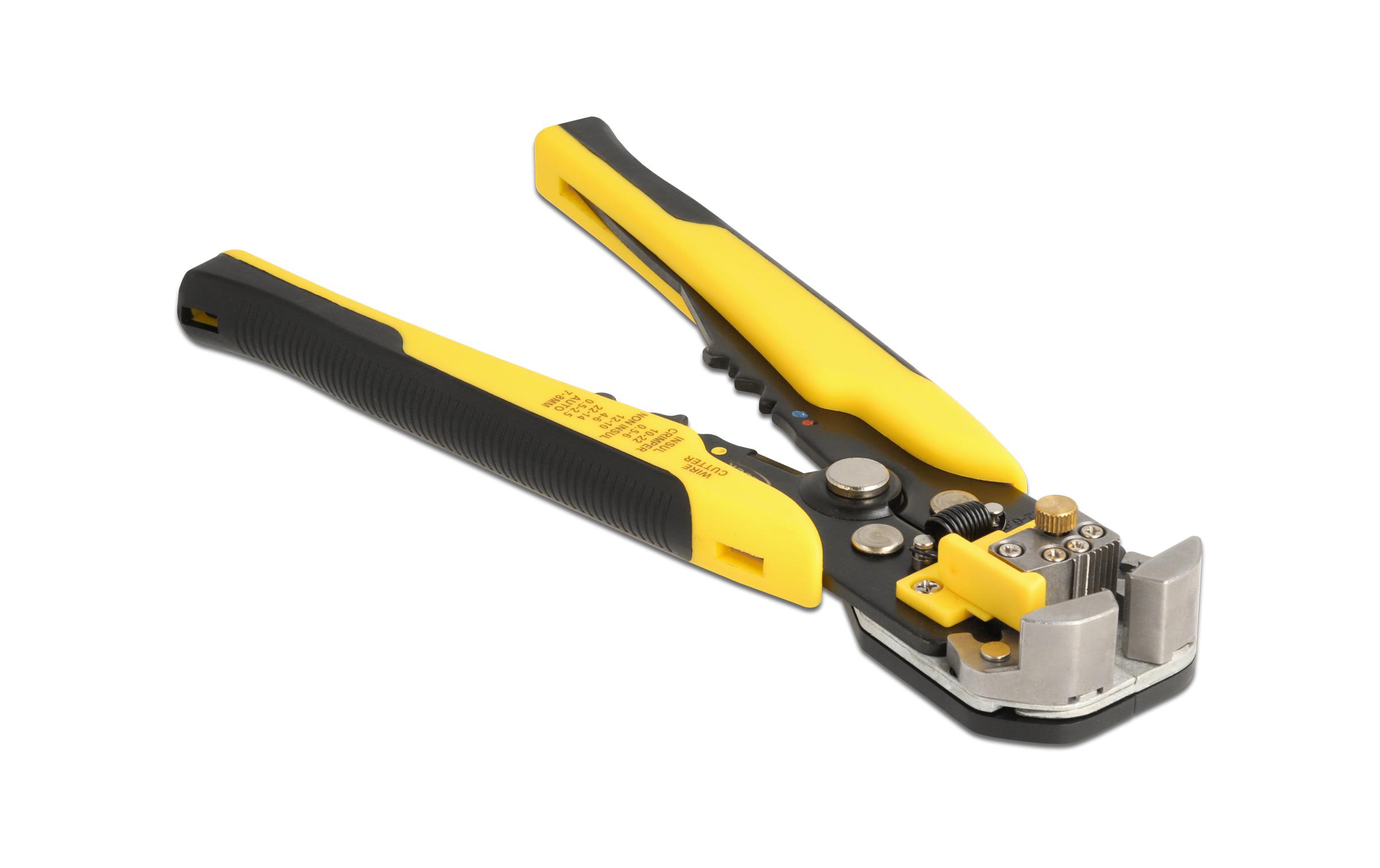 Delock Crimpzange zum Crimpen und Abisolieren Koax