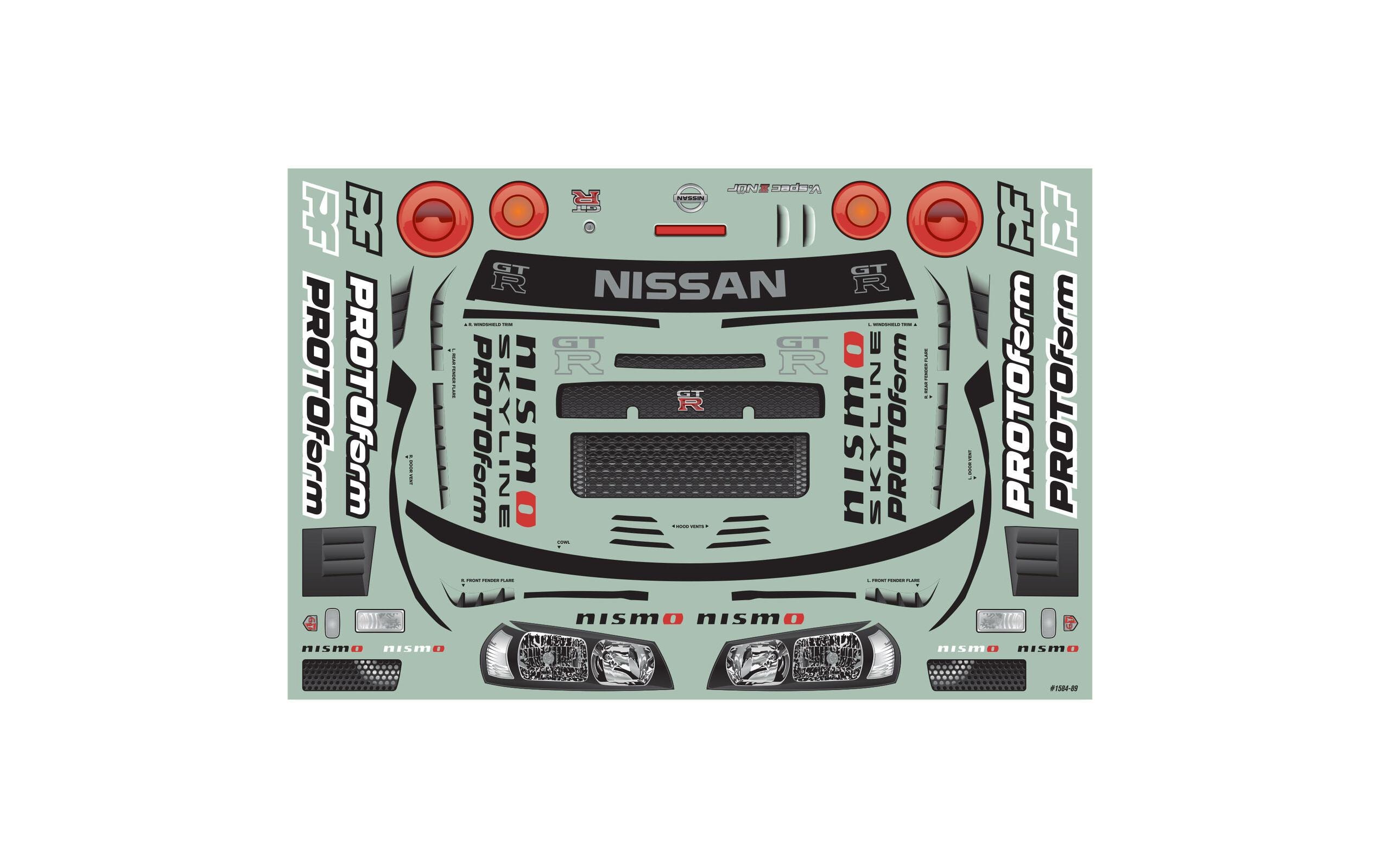 Proline Karosserie Nissan Skyline GT-R R34 unlackiert, 1:7 Proline Karosserie Nissan Skyline GT-R R34 unlackiert, 1:7