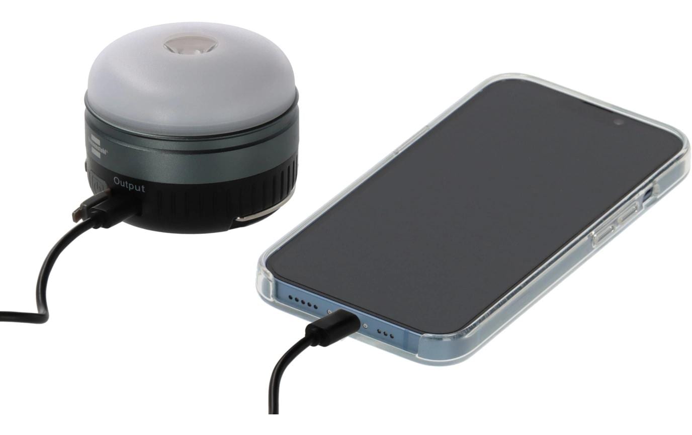 Brennenstuhl Campinglampe LED Magnetisch, Li-Ion-Akku, IP54, 450 lm