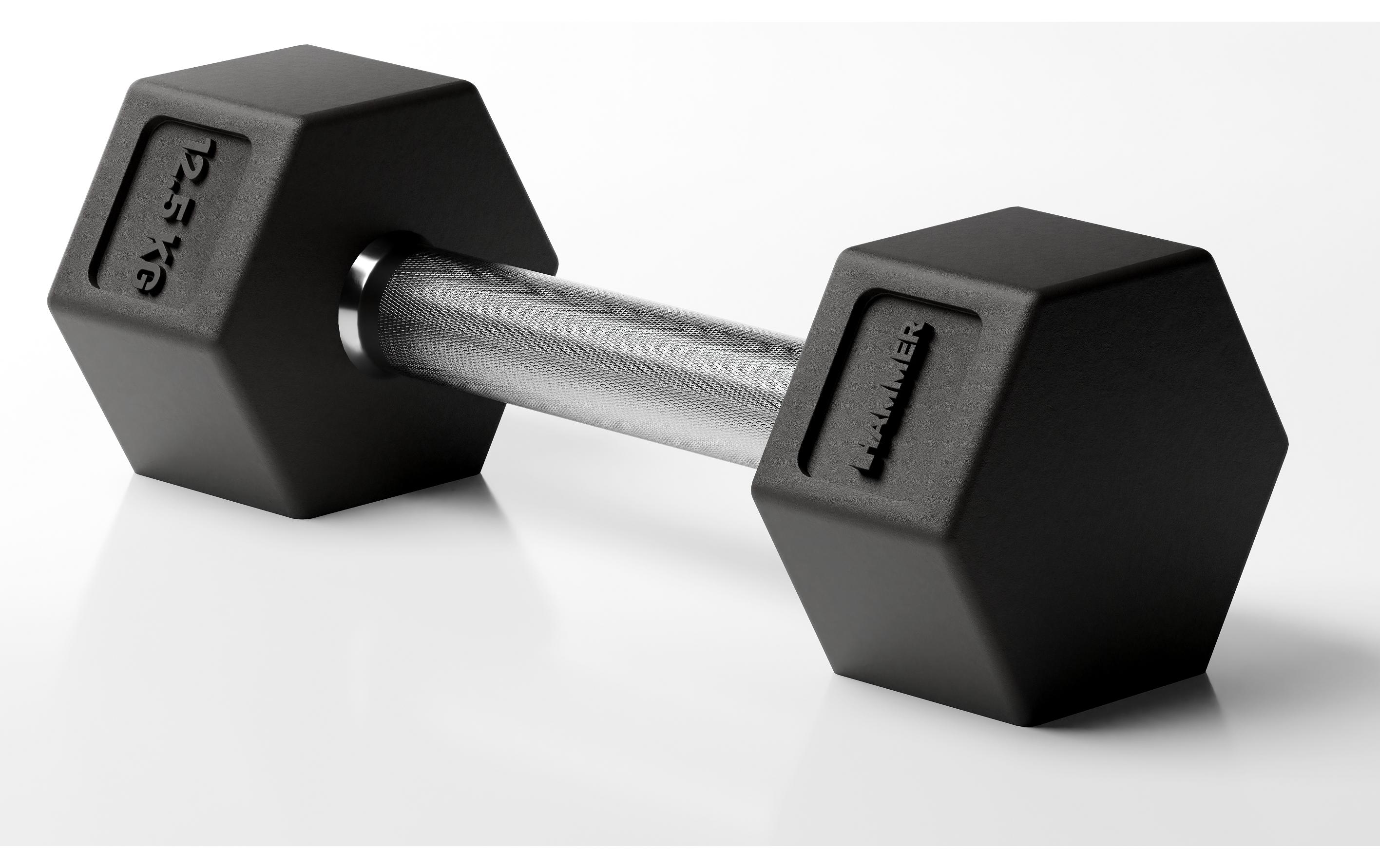HAMMER Kurzhantel Hexagon PRO 1 x 12.5 kg