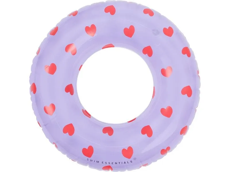 Swim Essentials Schwimmring Lila Heart 55 cm Swim Essentials Schwimmring Lila Heart 55 cm