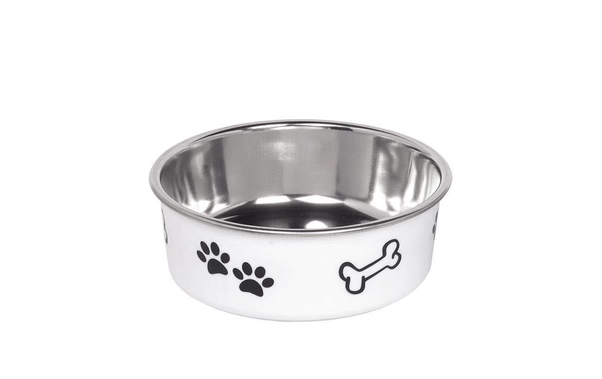 Nobby Edelstahlnapf Fusion S, 0.5 l, Weiss