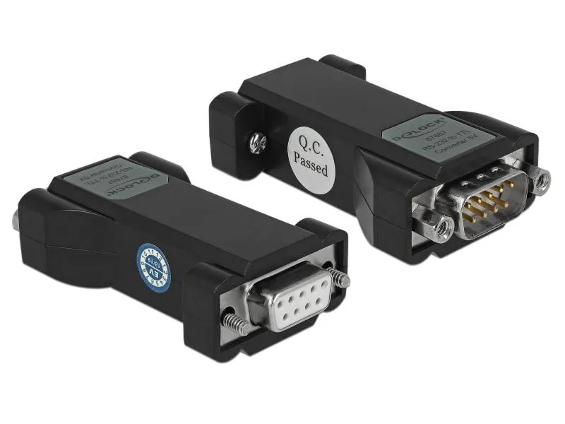 Delock Steckverbinder RS232 - TTL/CMOS 5 V ESD-Schutz Delock Steckverbinder RS232 - TTL/CMOS 5 V ESD-Schutz