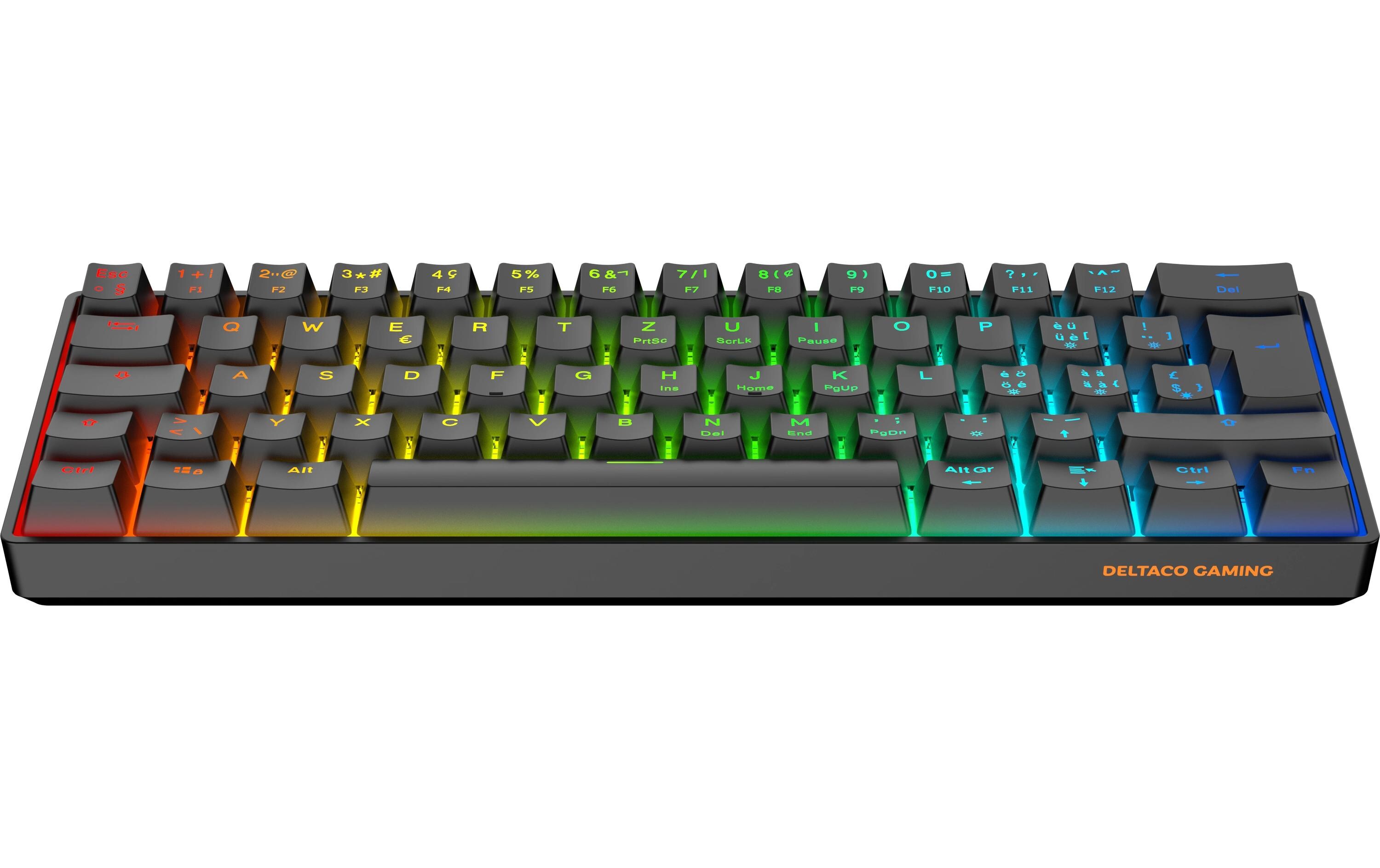 DELTACO Gaming-Tastatur GAM-175-C Hot-Swap Schwarz