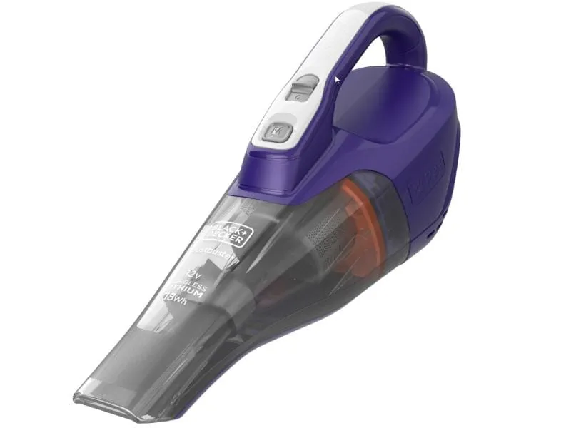 BLACK+DECKER Akku-Handsauger Dustbuster Pet Titanium/Violett