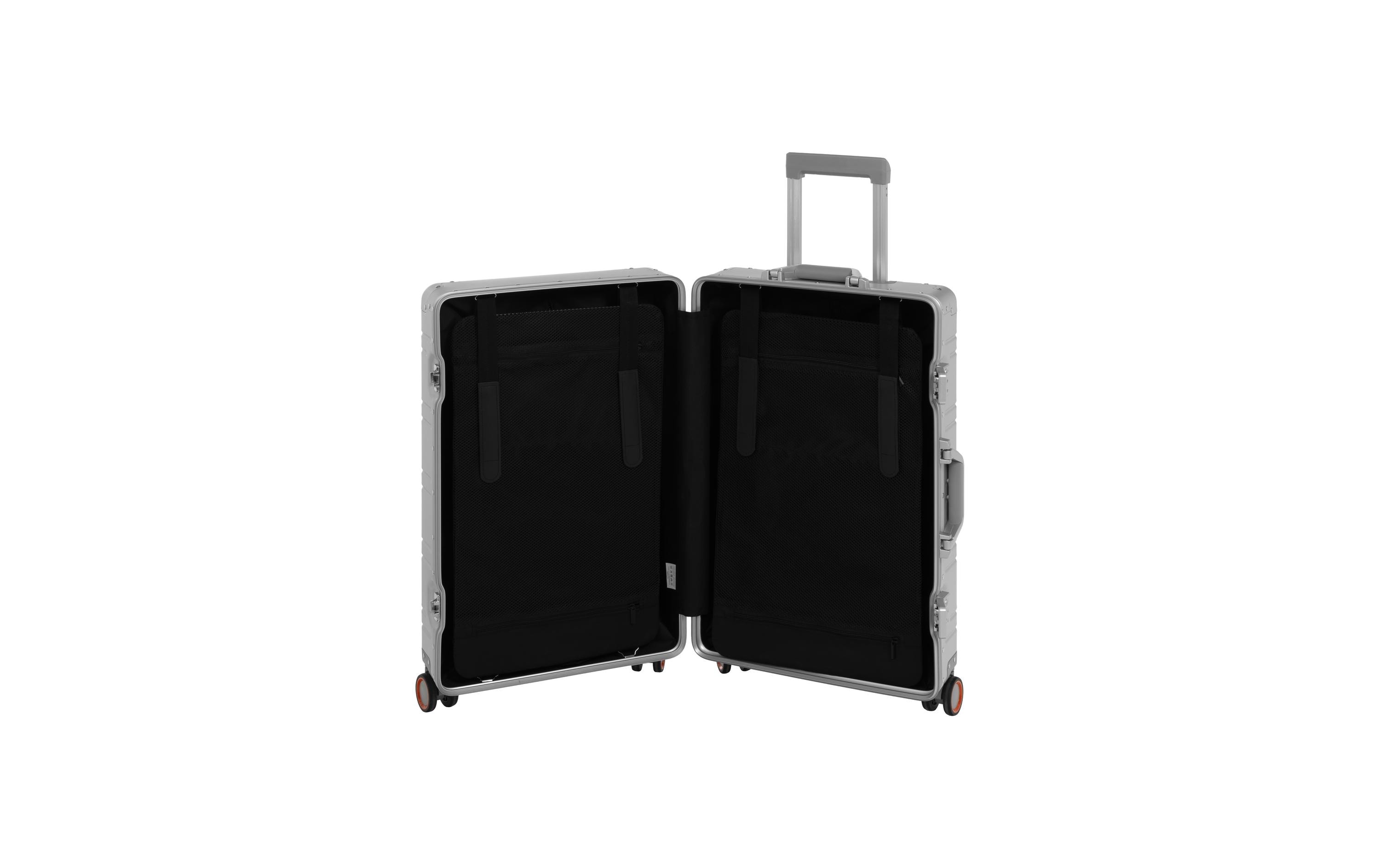 KOOR Reisekoffer Aluminium 40 L, Silber