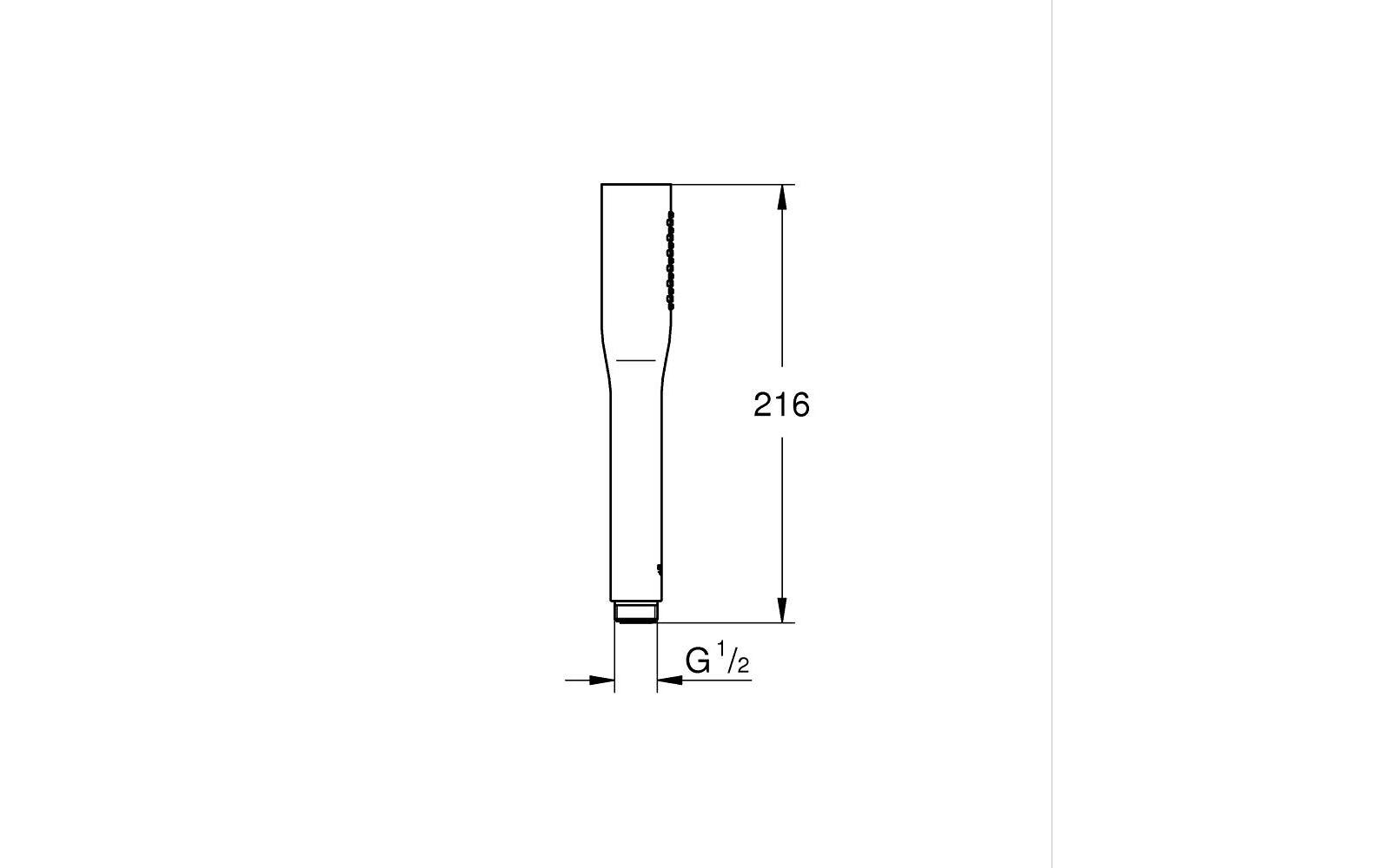 GROHE Euphoria Cosmopolitan Handbrause Kunststoff Chrom 21.6 cm