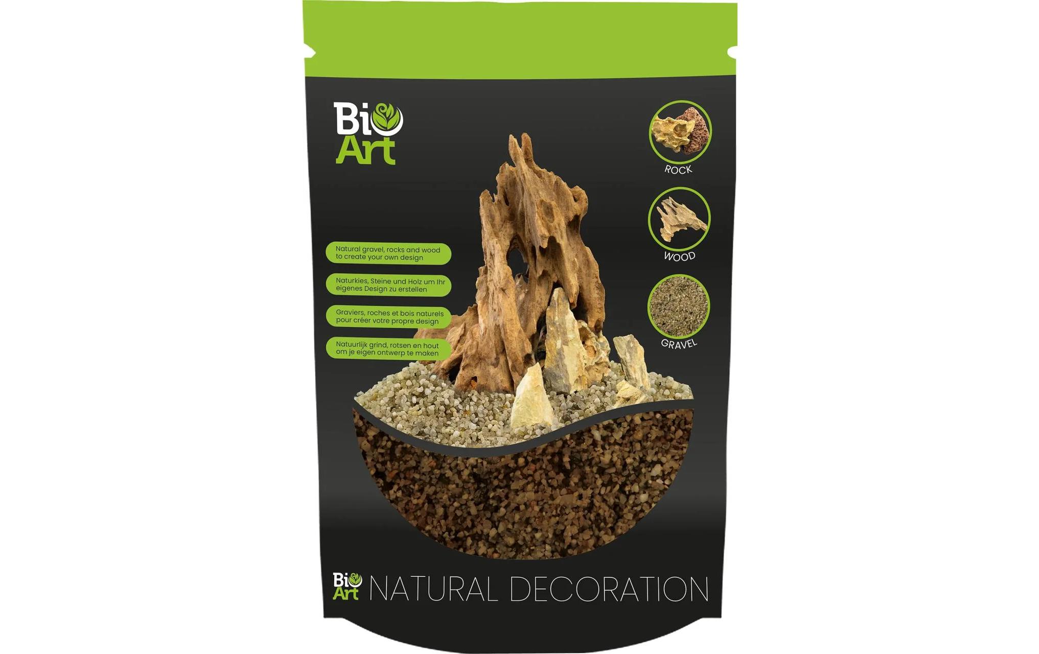 Bio Art Gravel Naturkies Braun, 800gr