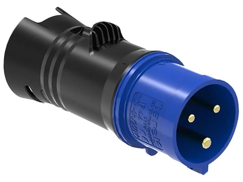 Bury Powerflash Adapter CEE 32A 1-phasig Blau Bury Powerflash Adapter CEE 32A 1-phasig Blau