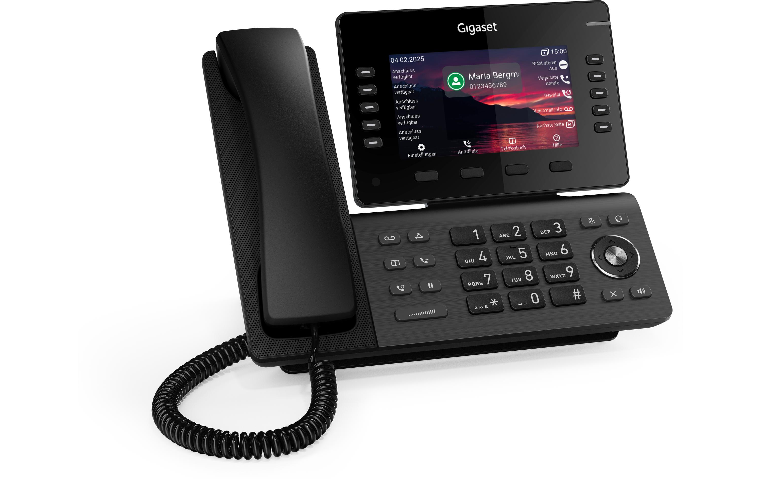 Gigaset Pro Tischtelefon P855BW IP PRO Schwarz Gigaset Pro Tischtelefon P855BW IP PRO Schwarz