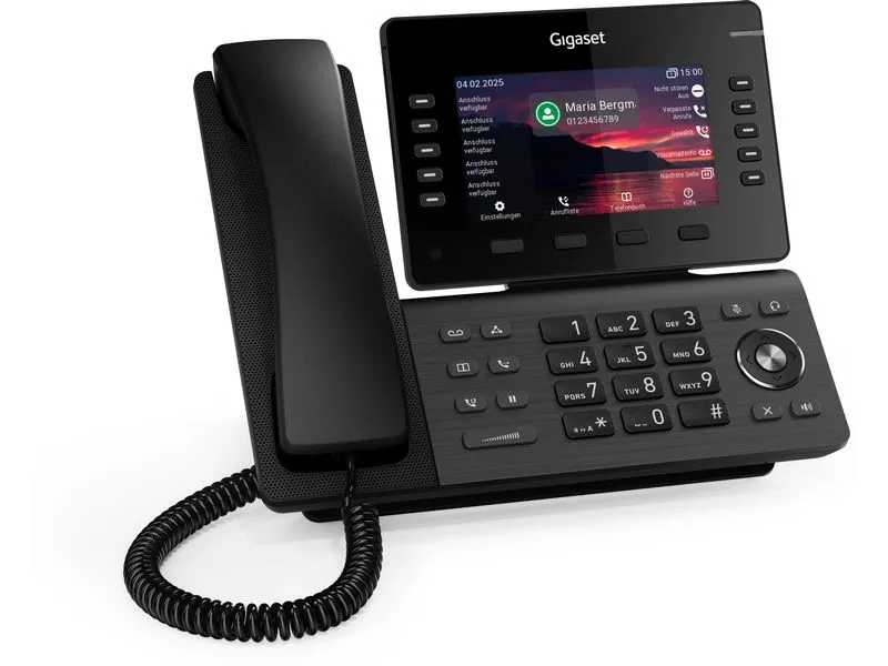 Gigaset Pro Tischtelefon P855BW IP PRO Schwarz
