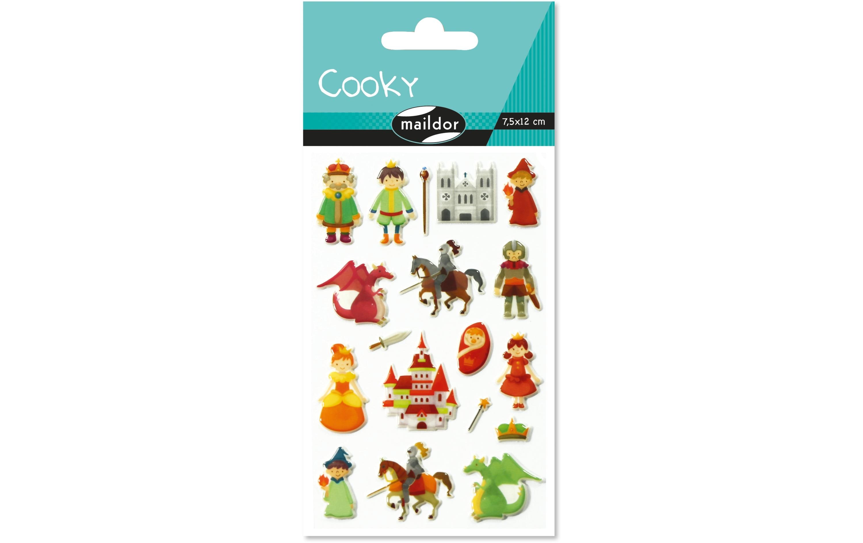 Clairefontaine Motivsticker 3D Cooky Ritter 1 Bogen