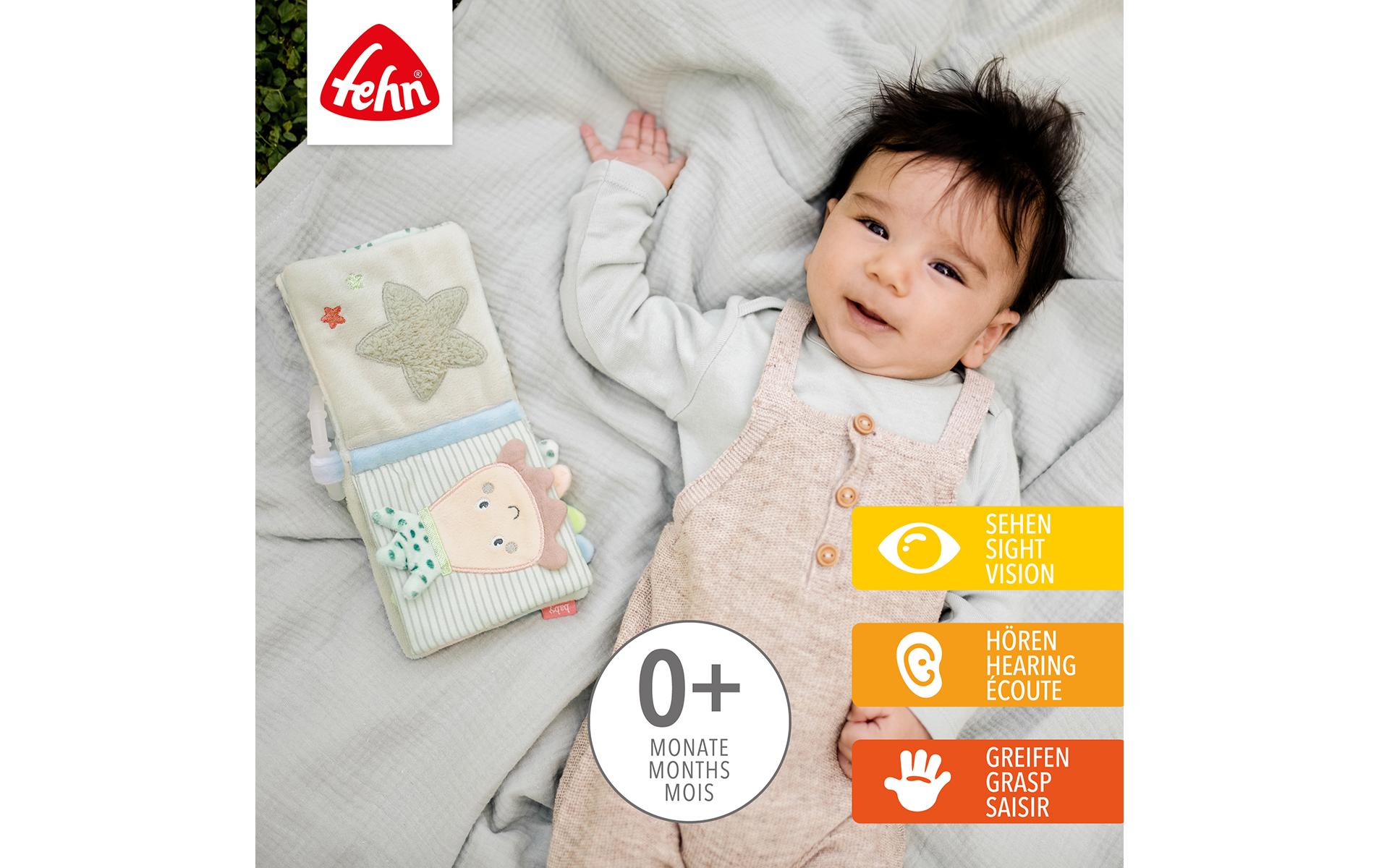 fehn Kinderwagenspielzeug Stoffbuch Oktopus fehn Kinderwagenspielzeug Stoffbuch Oktopus