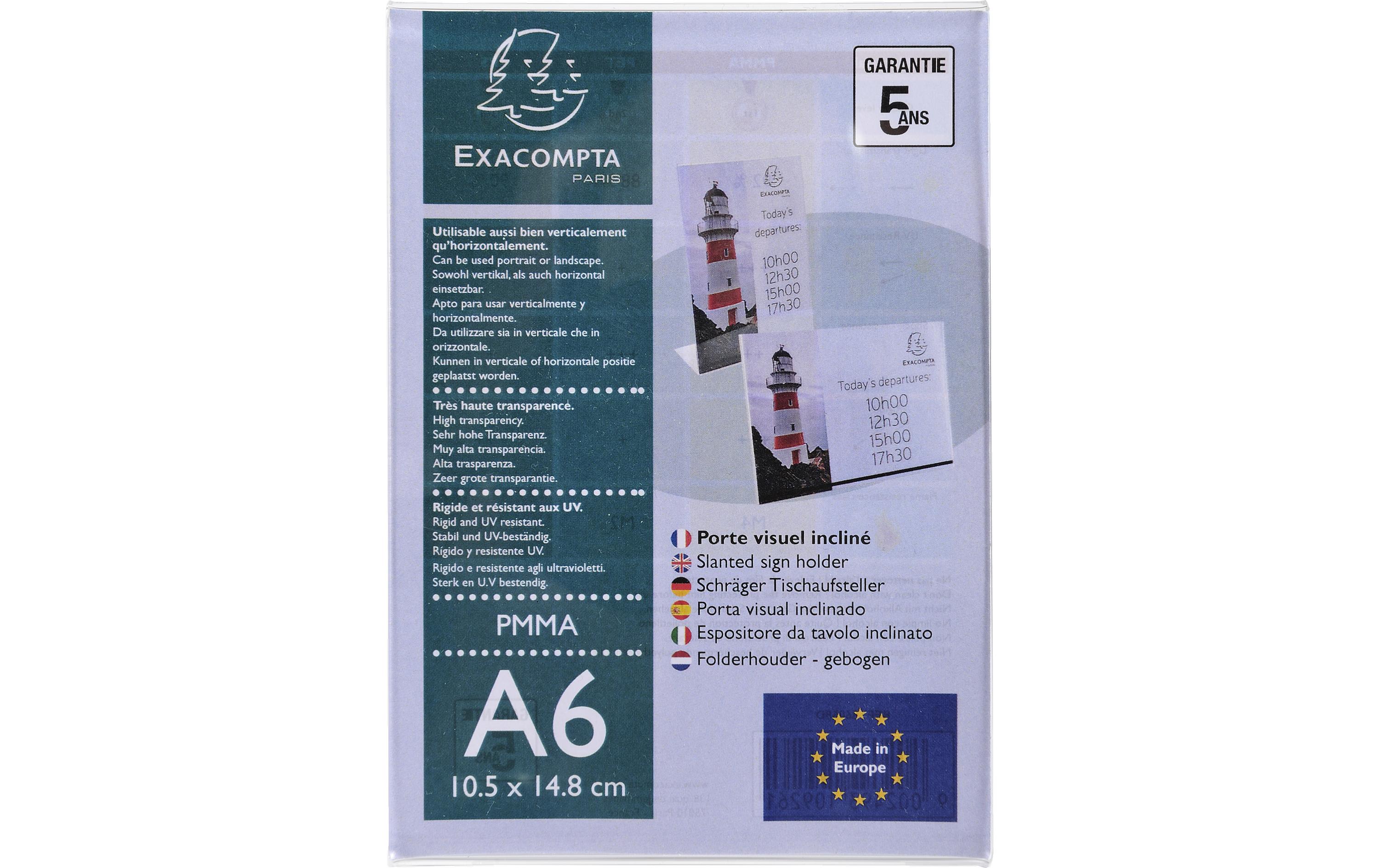 Exacompta Tischaufsteller A6