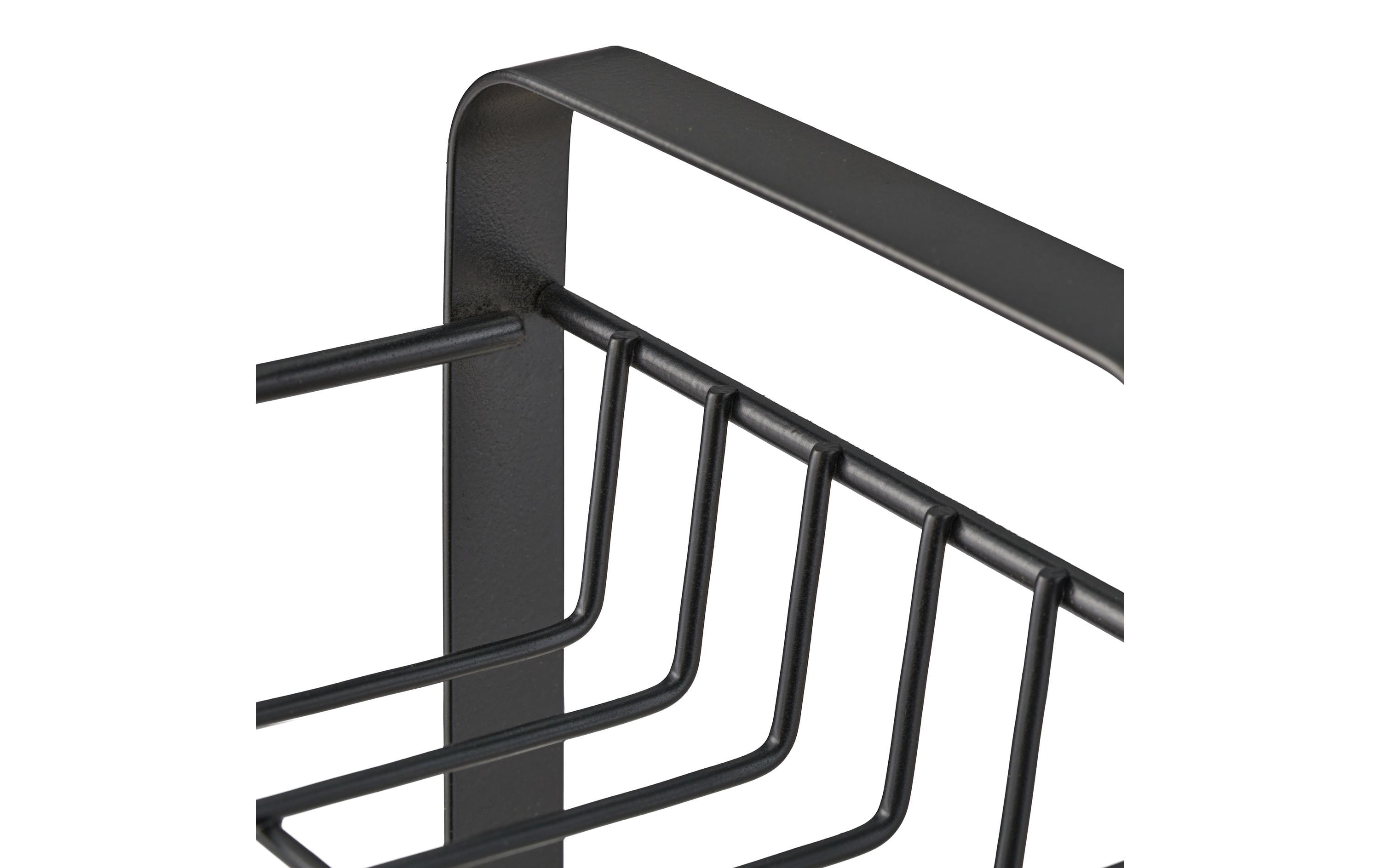 relaxdays Gewürzregal 3 Etagen stehend Schwarz