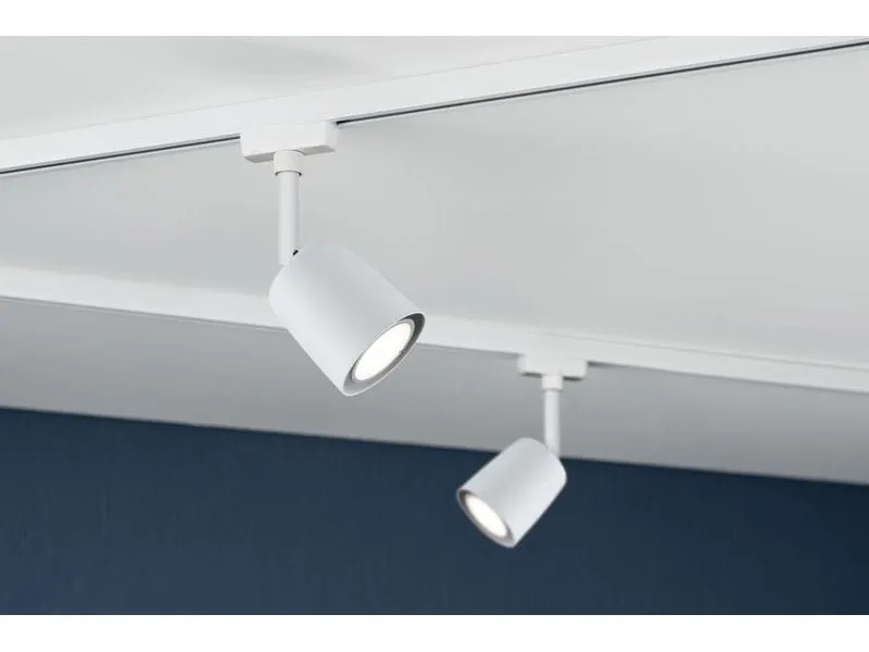 Paulmann URail Schienenspot Cover Einzelspot GU10, 10W, Signalweiss Paulmann URail Schienenspot Cover Einzelspot GU10, 10W, Signalweiss