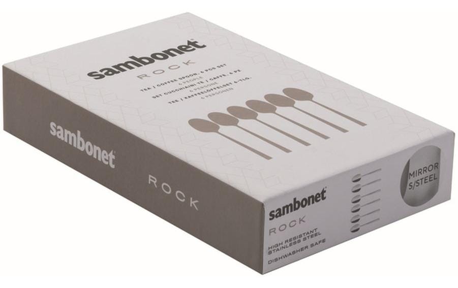 Sambonet Kaffeelöffel Rock 1 Stück, Silber