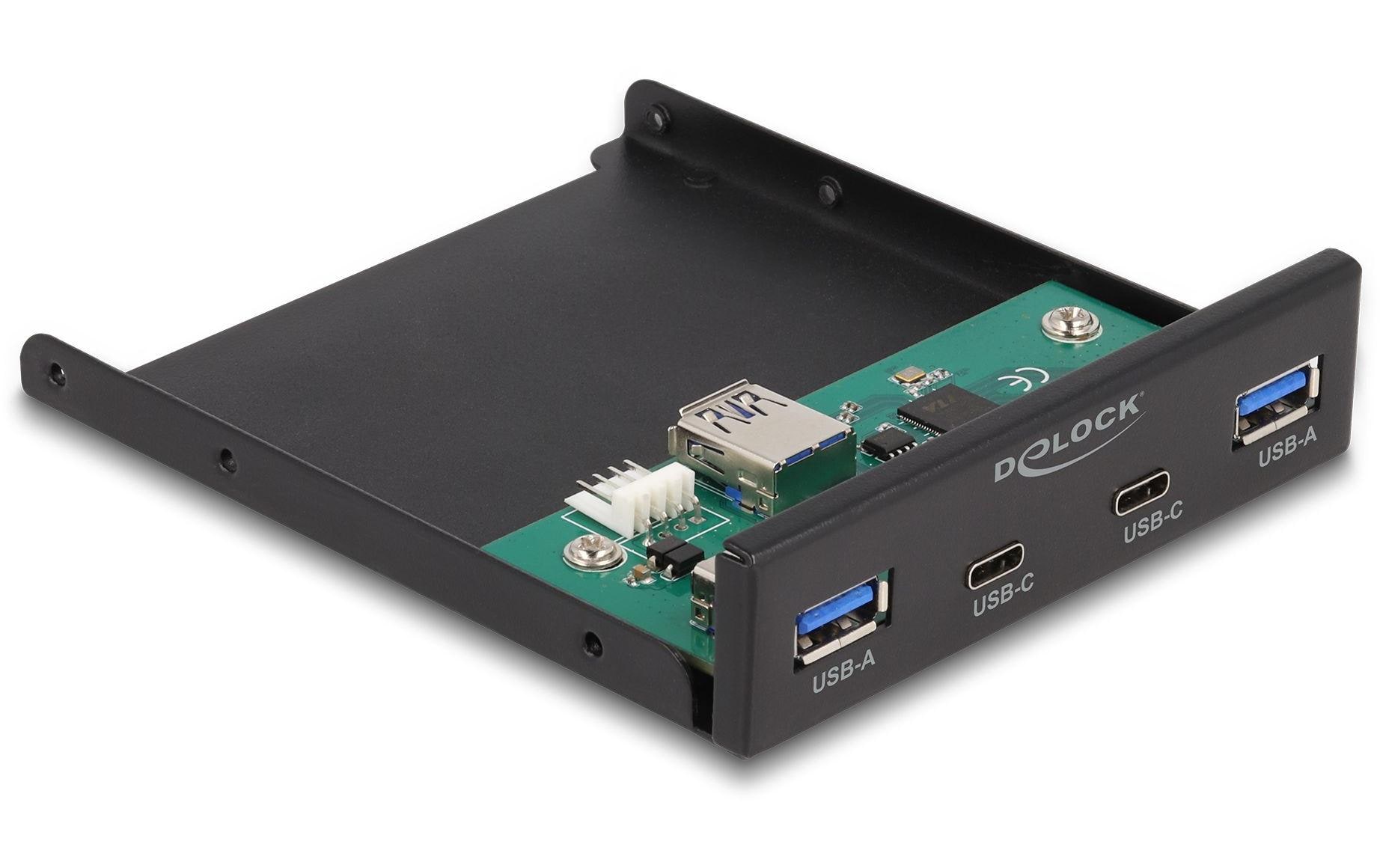 Delock Front Panel 64155 2 x USB Type-C + 2 xUSB Typ-A
