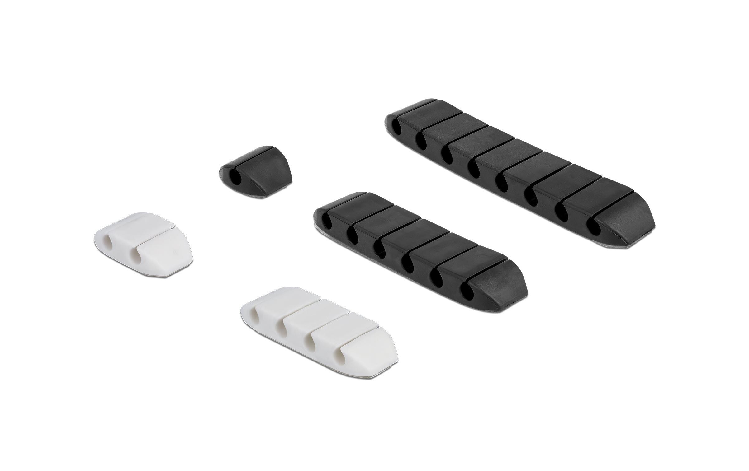 Delock Kabelhalter trapezförmig Kombi Set 10 Stück Delock Kabelhalter trapezförmig Kombi Set 10 Stück