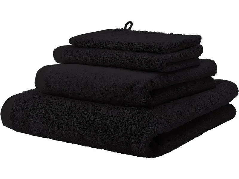 Aquanova Duschtuch London 1 Stück 100 x 150 cm, Schwarz