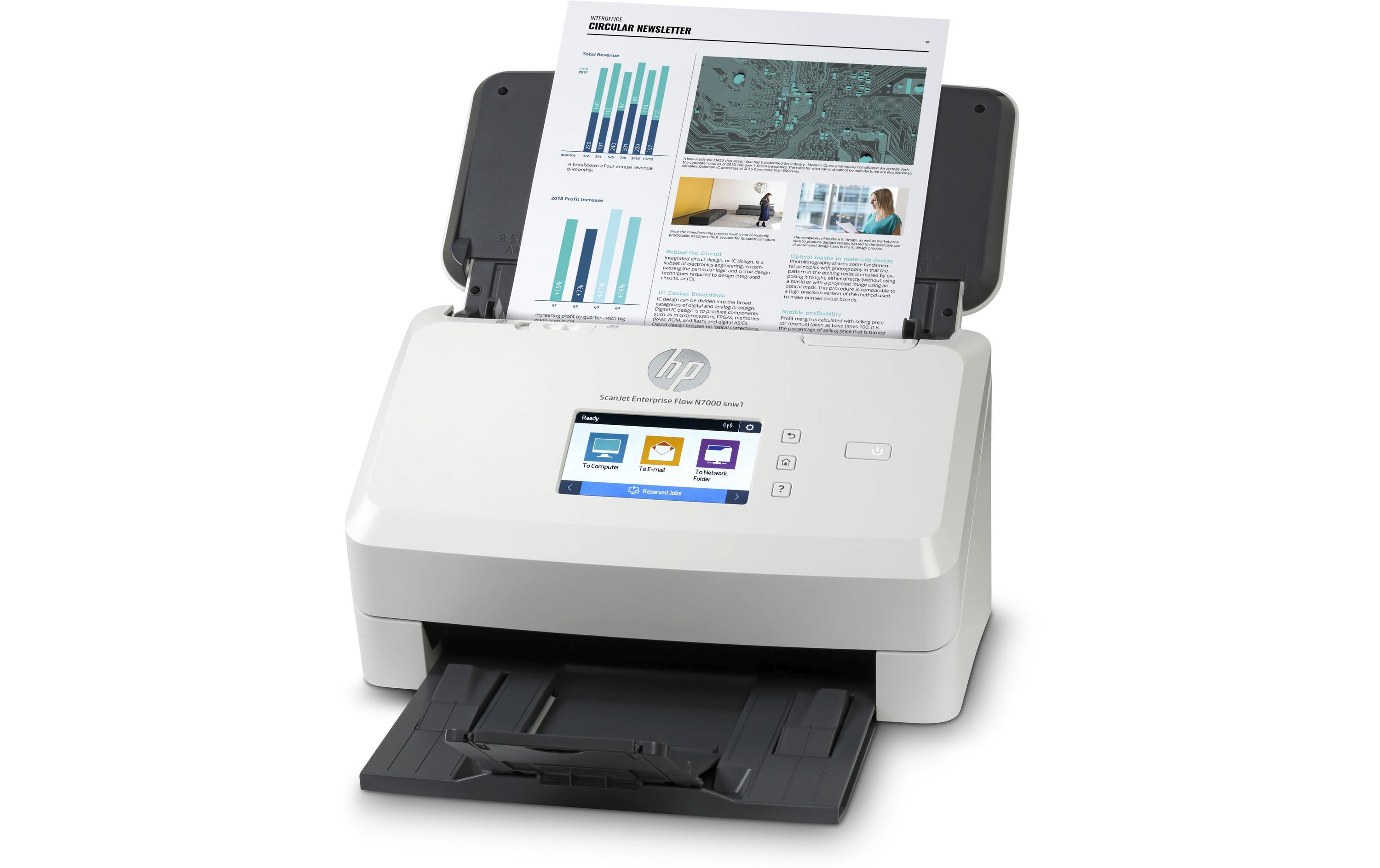 HP Dokumentenscanner ScanJet Enterprise Flow N7000 snw1 HP Dokumentenscanner ScanJet Enterprise Flow N7000 snw1