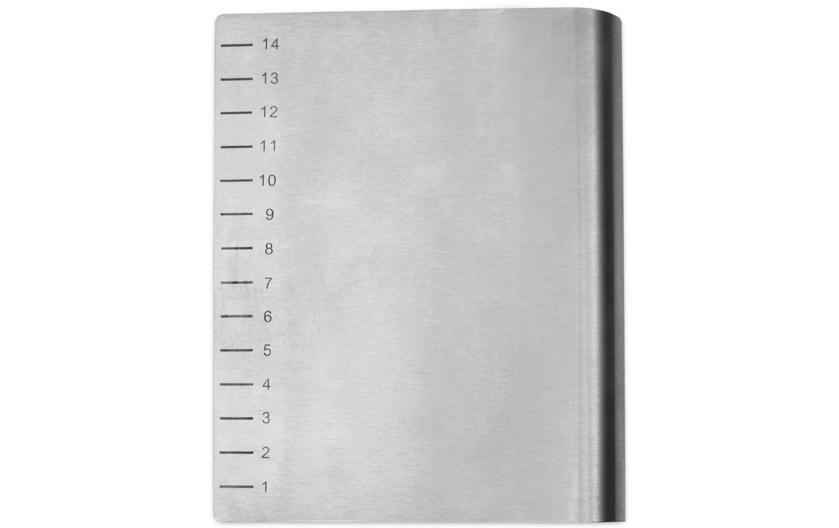 Städter Teigkarte Profi Silber, 15 x 12 cm