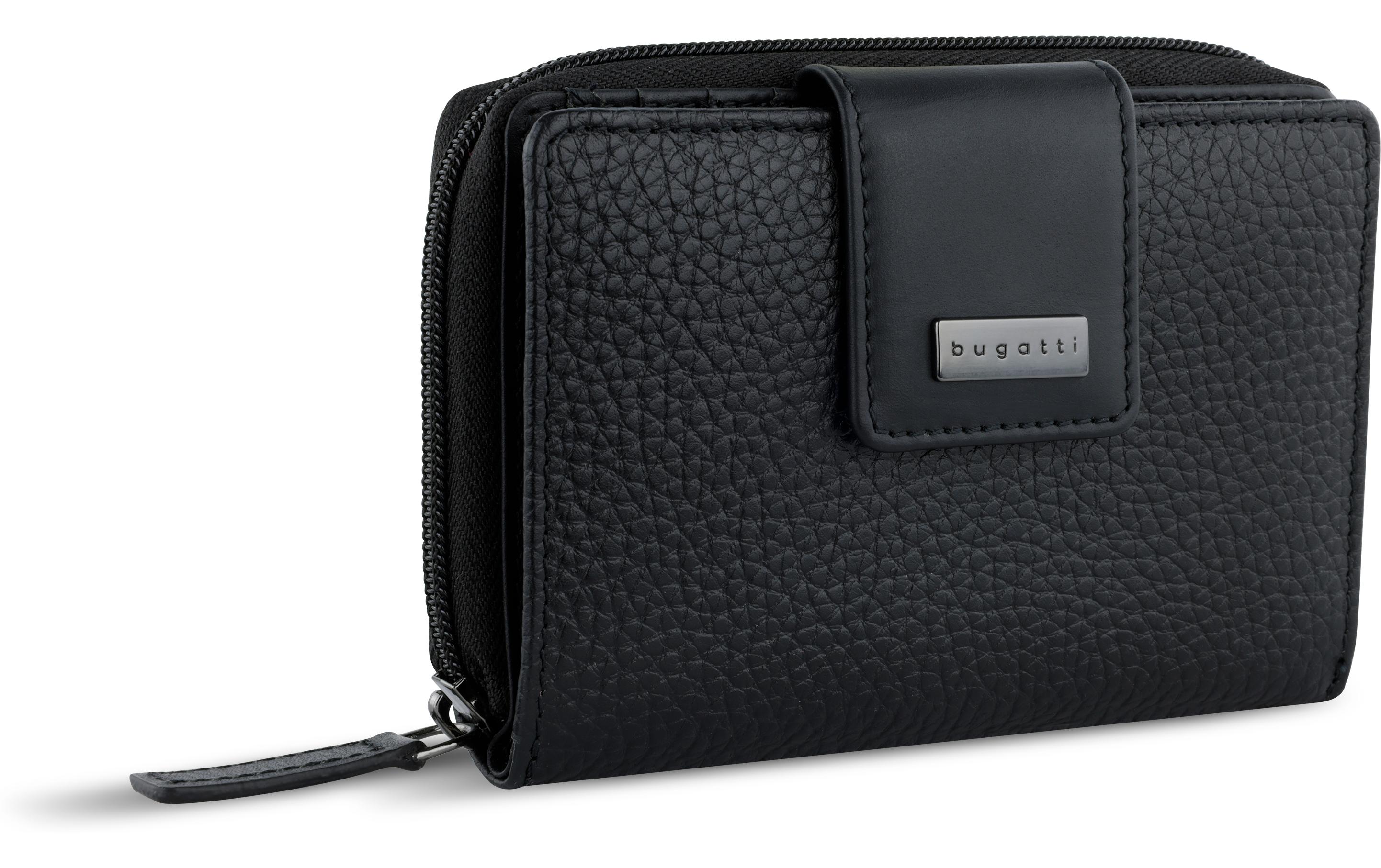 Bugatti Portemonnaie Sina 13.5 cm, Schwarz