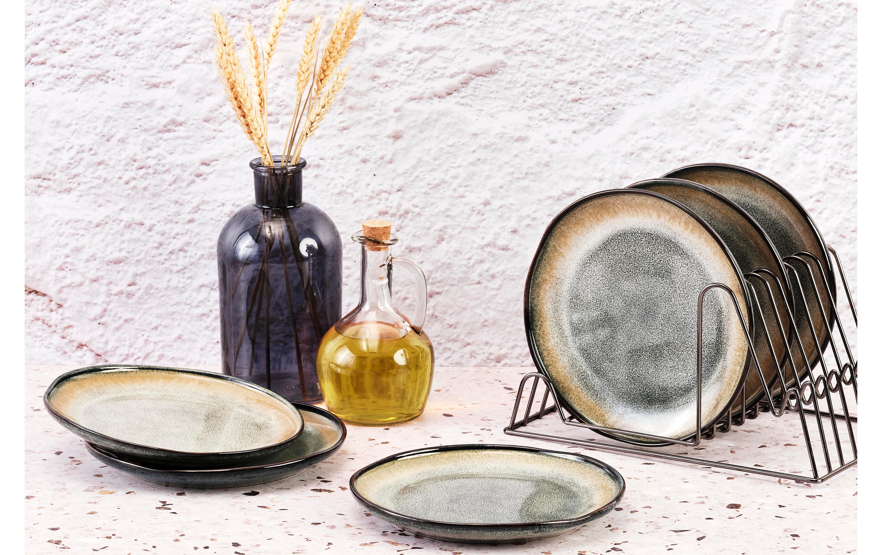 Björn Speiseteller Genesis Braun, Ø20.5 cm - 6-teilig