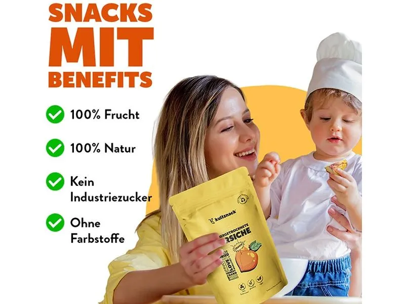 kultsnack Pfirsiche 100 g