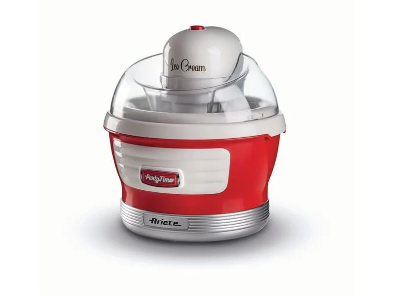 Ariete Glacemaschine Party Time ARI-643-RD 1.5 l, Rot/Weiss Ariete Glacemaschine Party Time ARI-643-RD 1.5 l, Rot/Weiss
