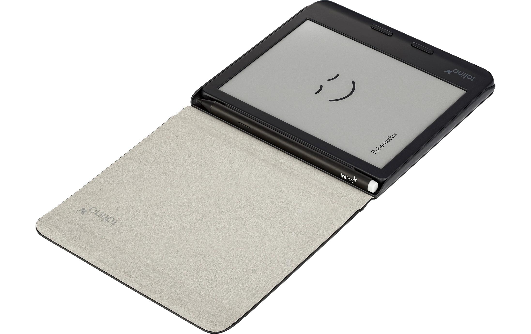 Tolino E-Book Reader Schutzhülle Vision Color Stylus Schwarz