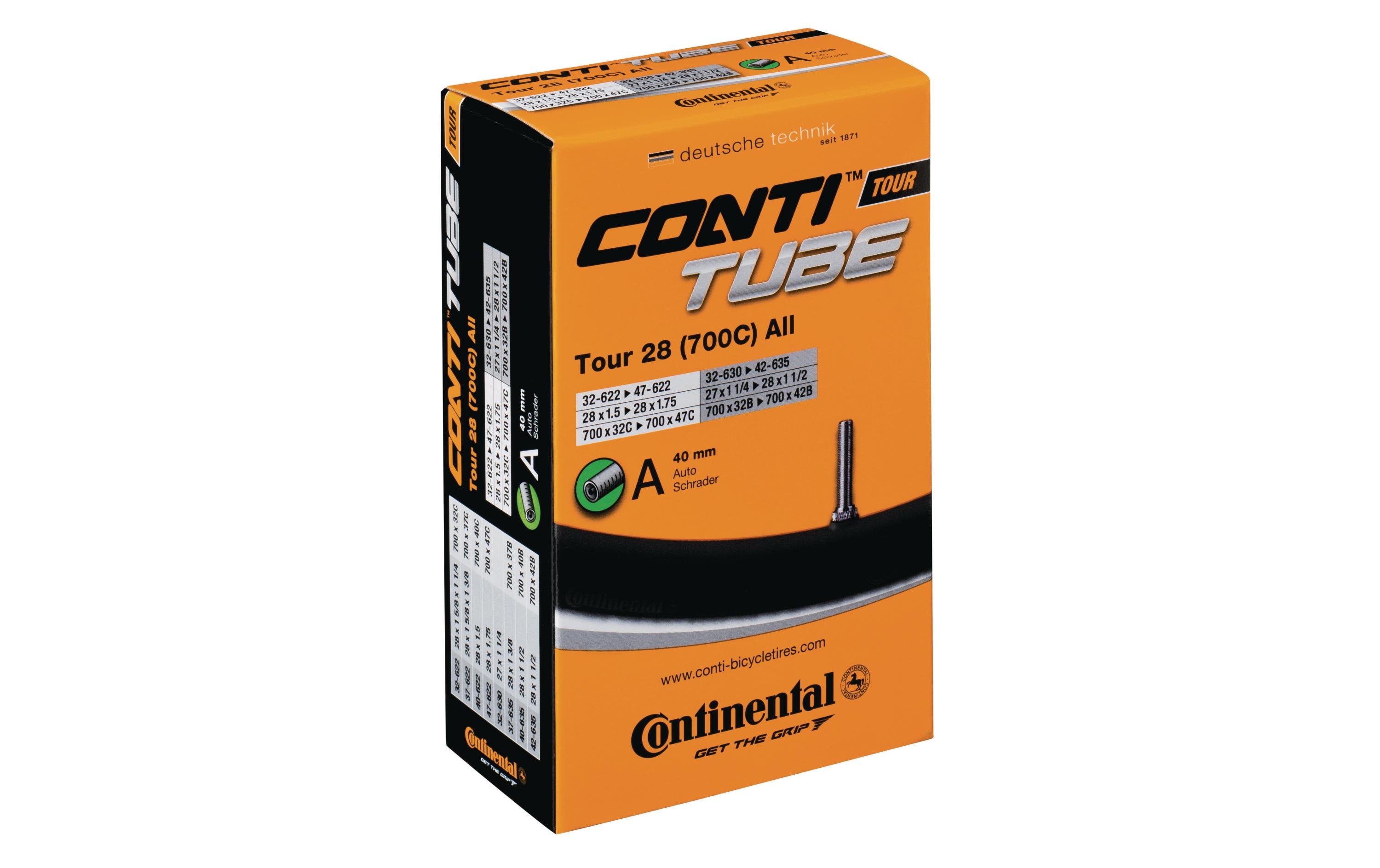 Continental Fahrradschlauch Tour Sclaverand/Presta 27 /28