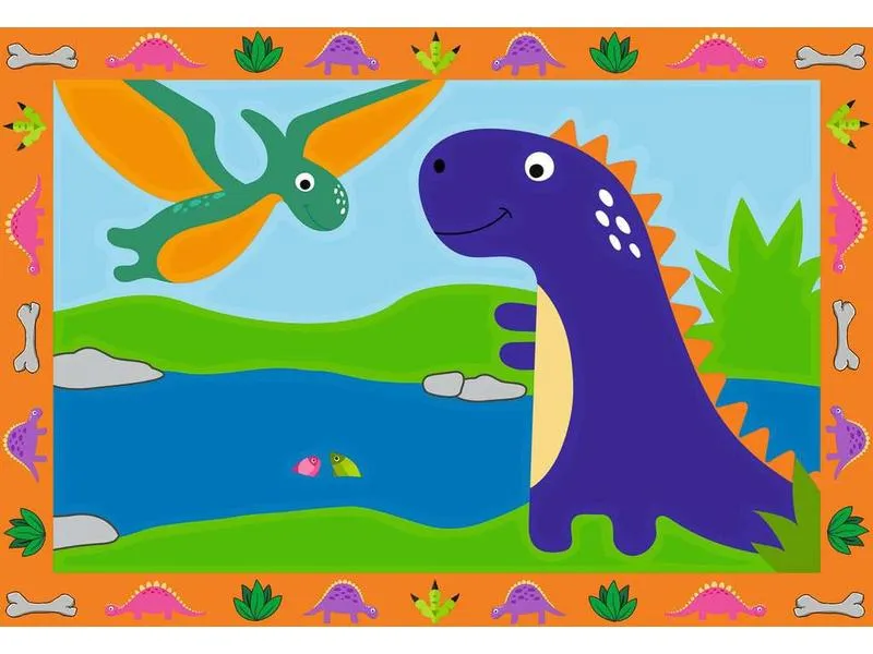 Ravensburger Malset CreArt: Land of the Dinosaurs Ravensburger Malset CreArt: Land of the Dinosaurs