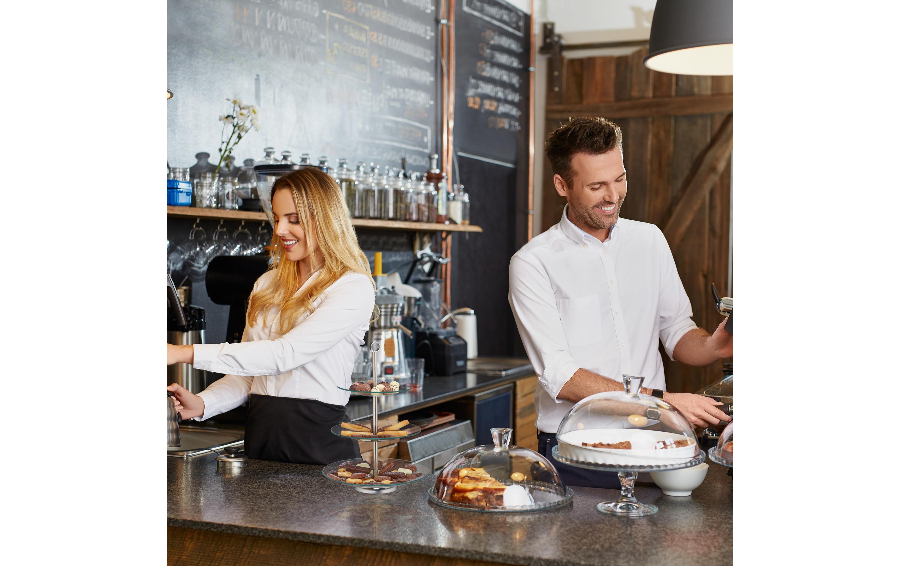 relaxdays Etagere rund, 3-stufig, Silber/Transparent