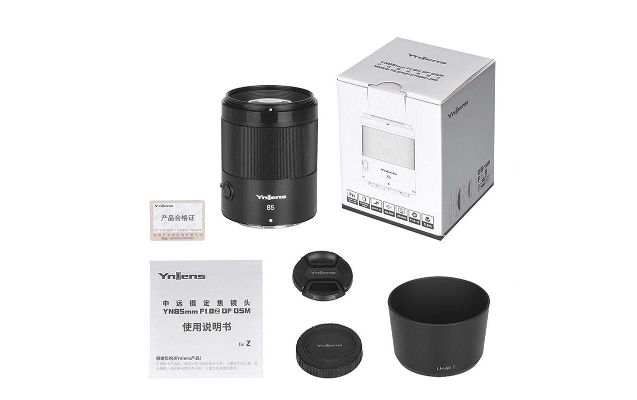 Yongnuo Festbrennweite YN85mm F/1.8 DF DSM – Nikon Z