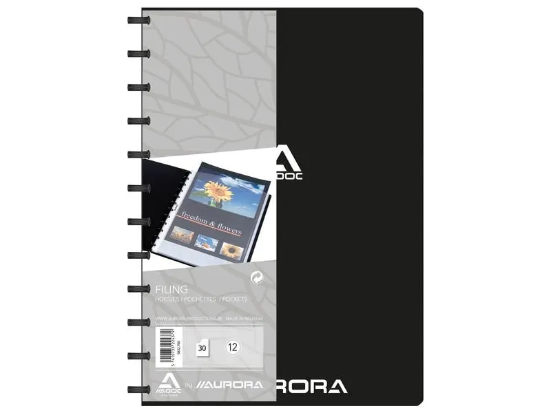 Adoc Sichtbuch L-Bind-Ex A4, 20 Taschen, Schwarz Adoc Sichtbuch L-Bind-Ex A4, 20 Taschen, Schwarz