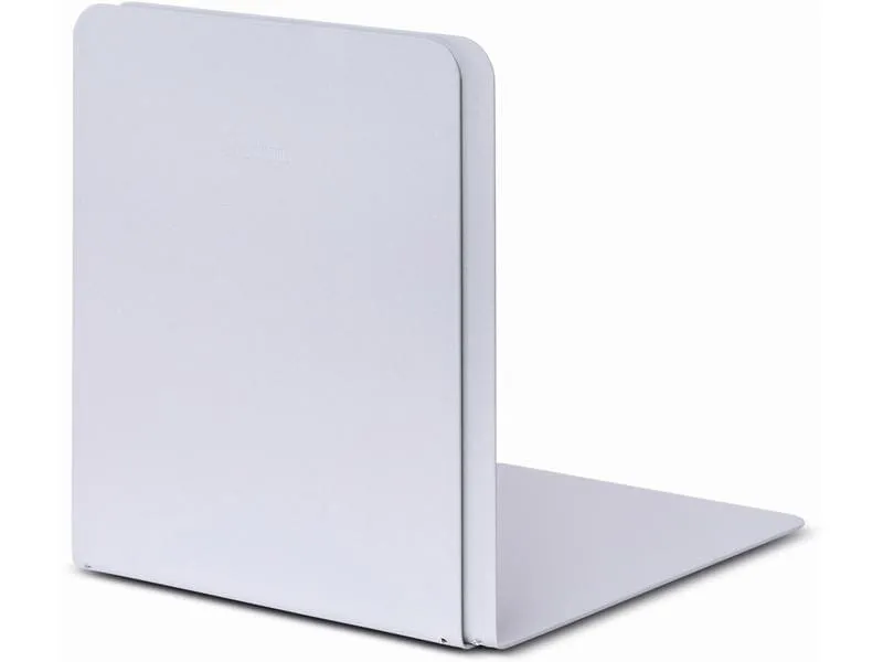 Maul Buchstützen-Set 2 Stück, Silber