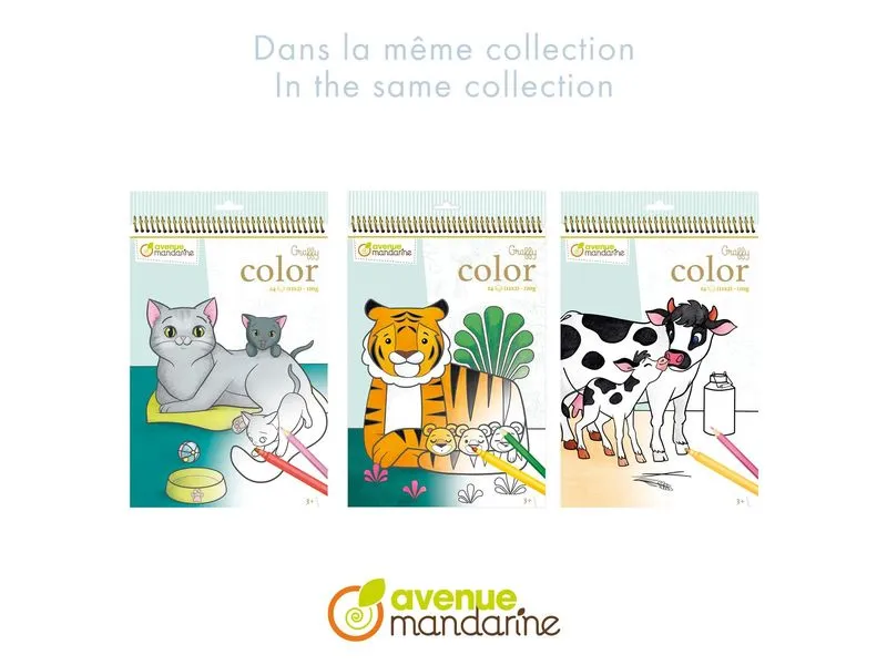 Avenue Mandarine Graffy Color, Haustiere, Mutter/Kind Mehrfarbig Avenue Mandarine Graffy Color, Haustiere, Mutter/Kind Mehrfarbig