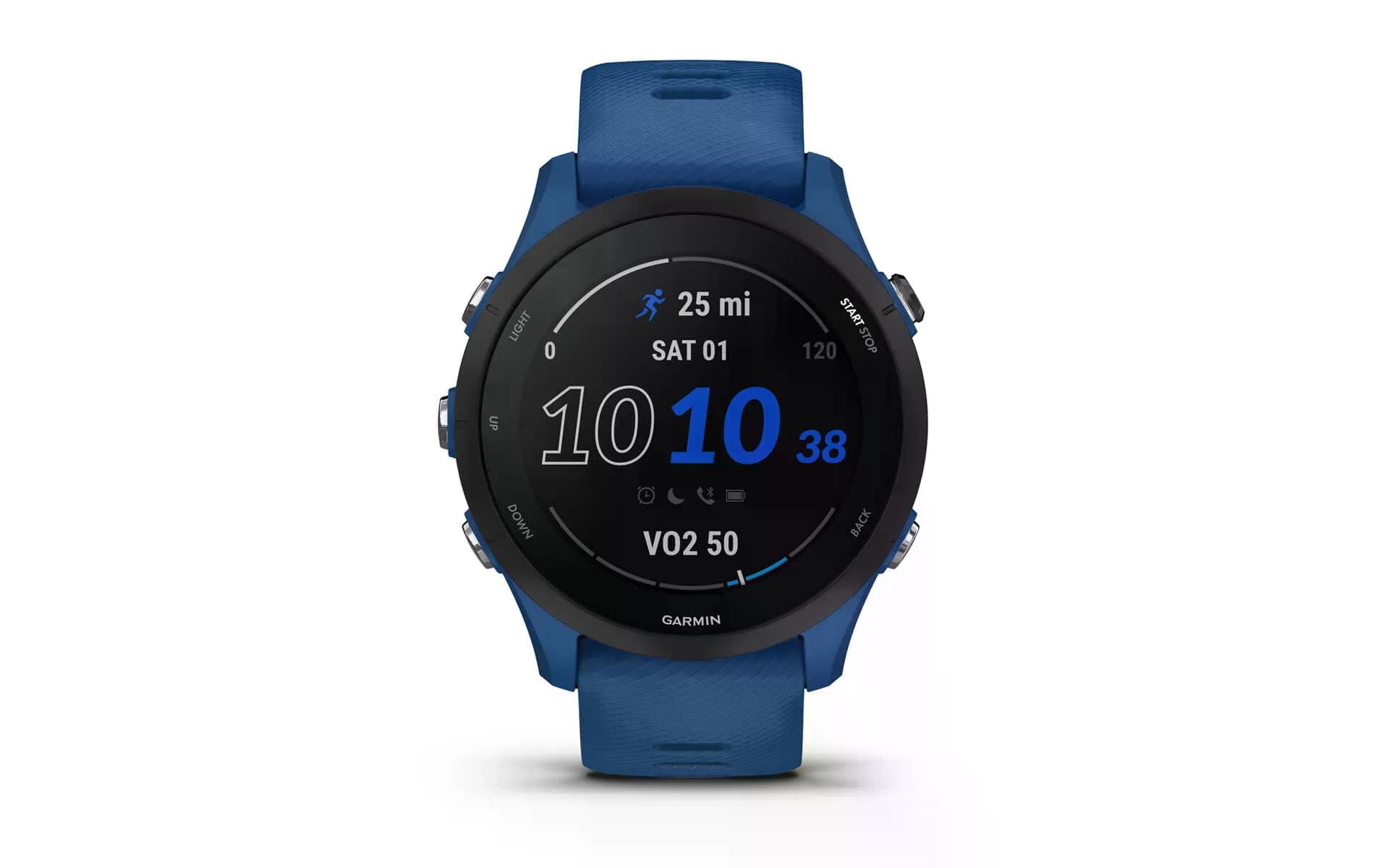 GARMIN GPS-Sportuhr Forerunner 255 Basic Dunkelblau/Schwarz GARMIN GPS-Sportuhr Forerunner 255 Basic Dunkelblau/Schwarz