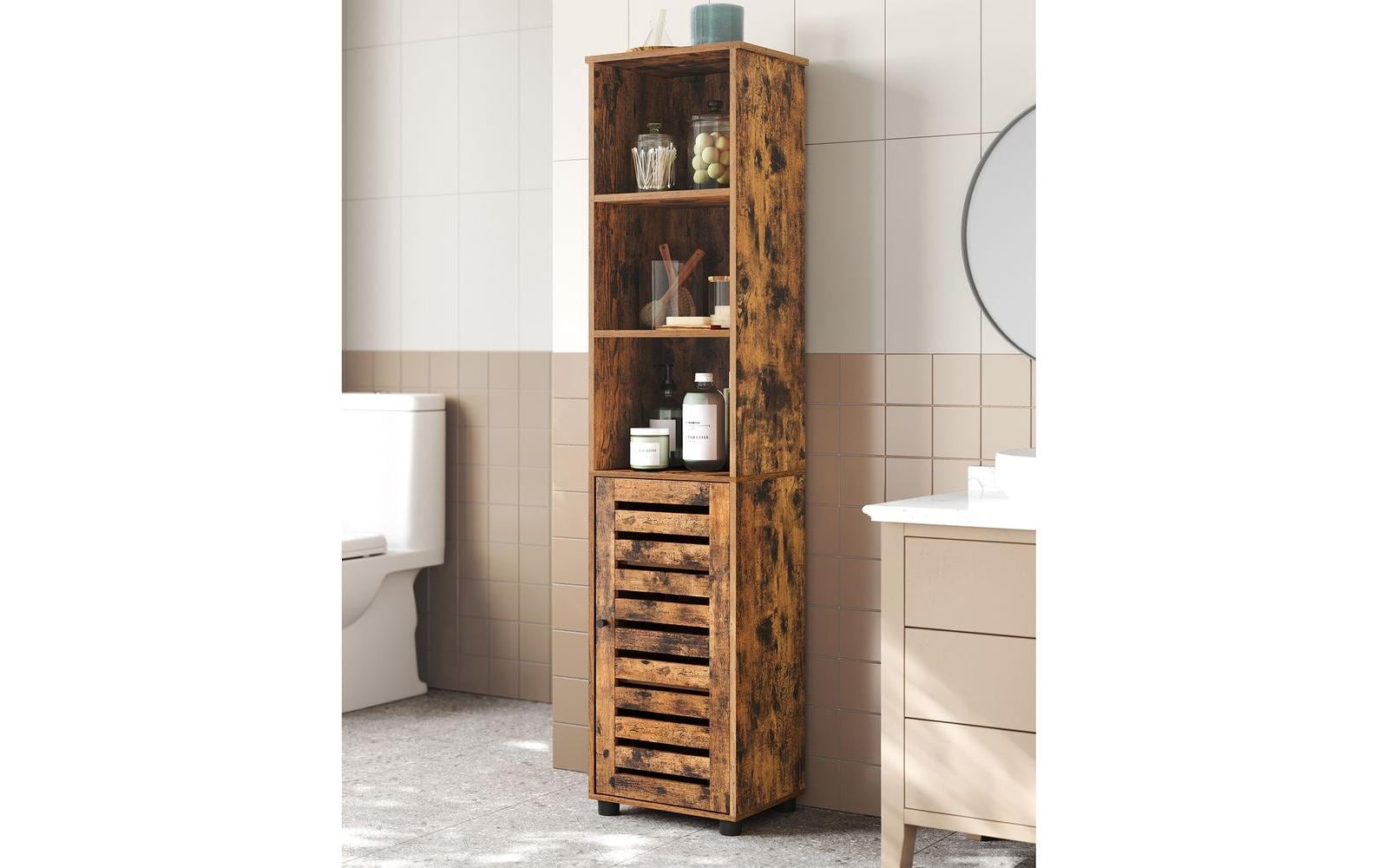 VASAGLE Vitrine 40 x 167 cm, Braun