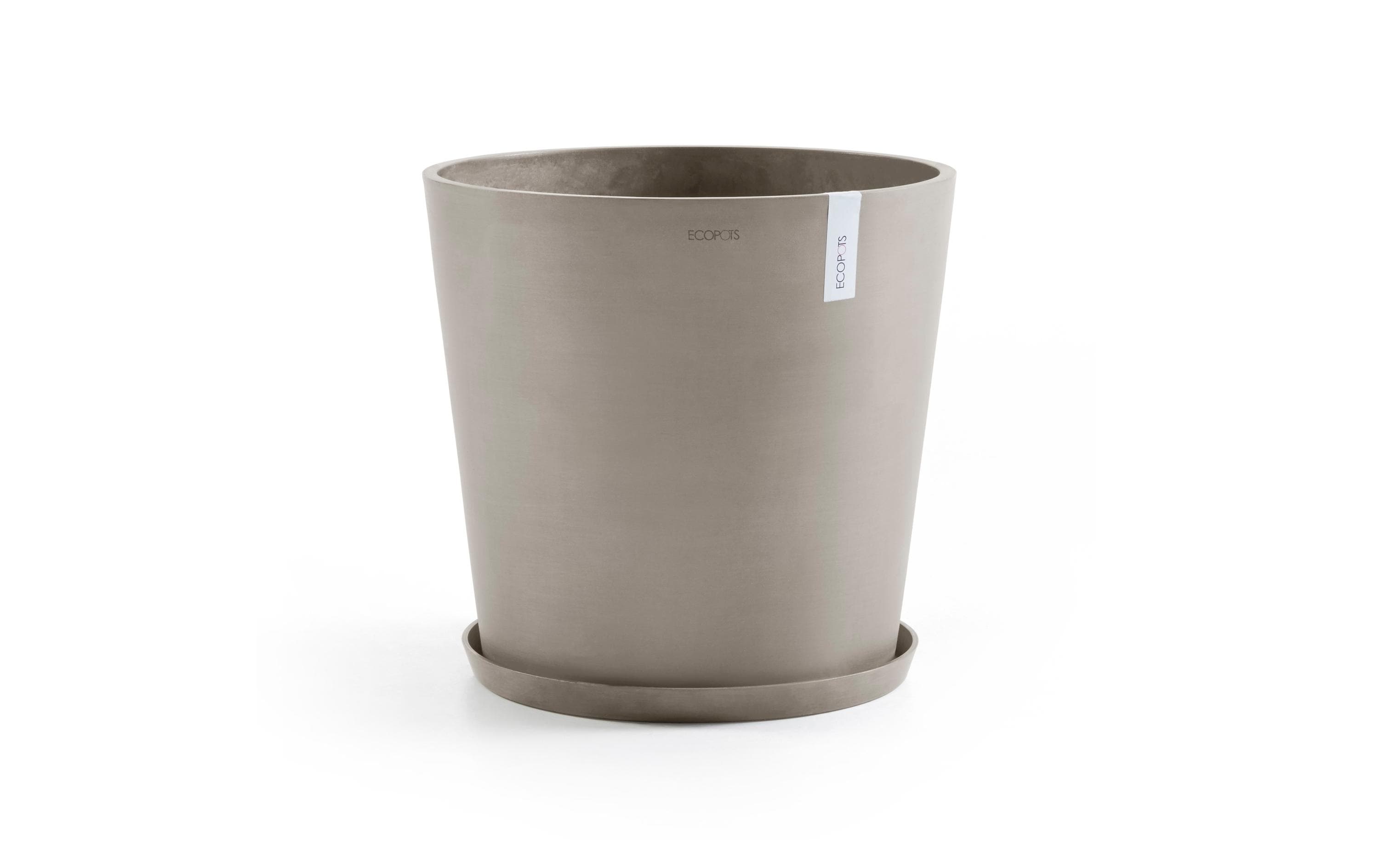Ecopots Pflanzentopf Amsterdam 50, French Taupe