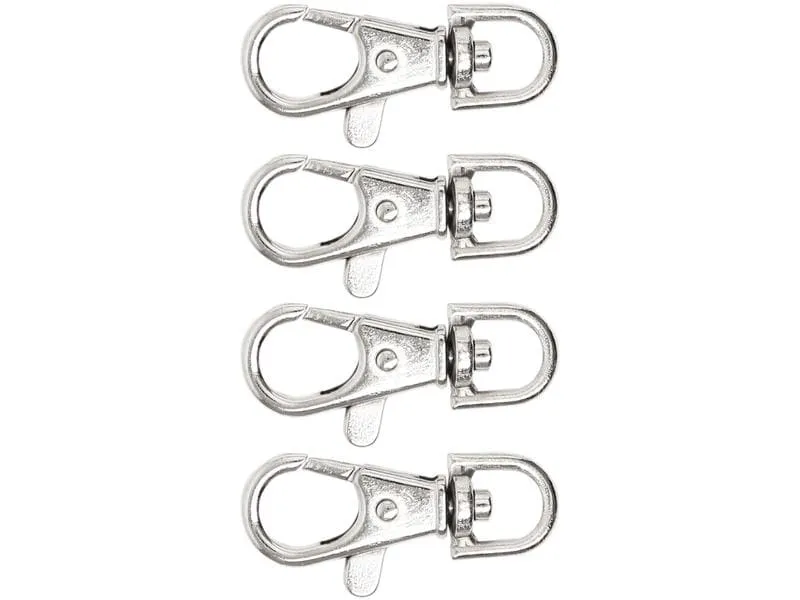 lalana Anhänger mit Karabiner 38 x 15 mm, 4 Stück