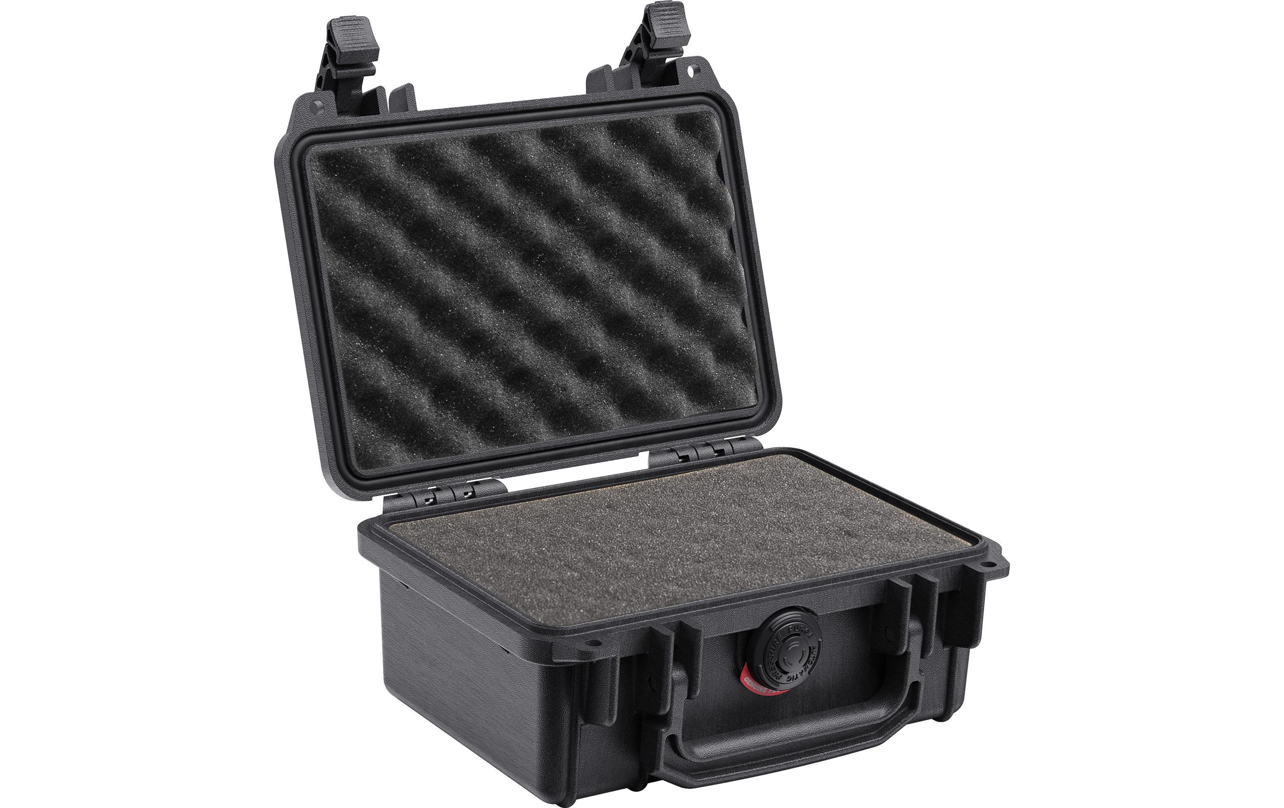 Peli Schutzkoffer 1120 mit Schaumstoffeinlage, Schwarz Peli Schutzkoffer 1120 mit Schaumstoffeinlage, Schwarz