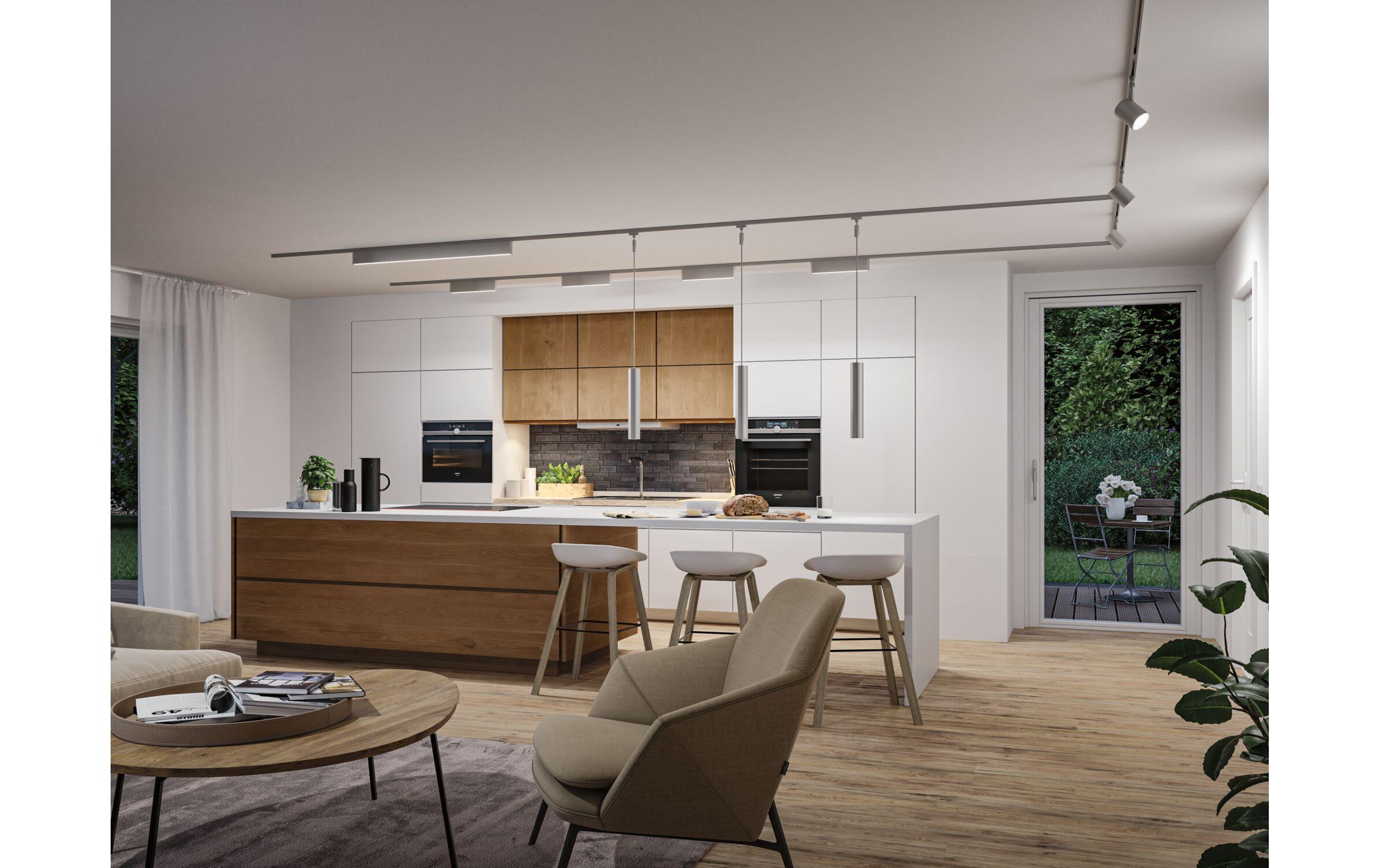 Paulmann URail LED Lightbar Ceris 9.5W, 4000K, Chrom matt