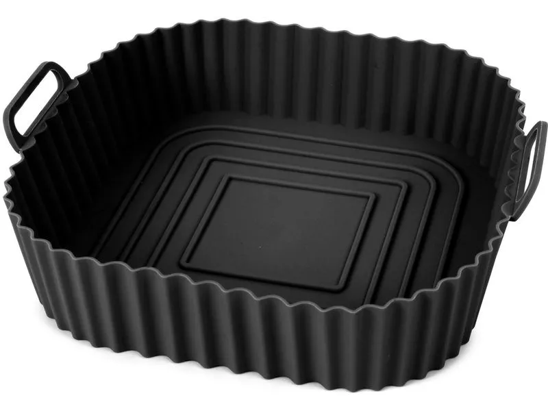 KitchBo Silikonform 20 x 20 x 6.3 cm, Schwarz / Grau KitchBo Silikonform 20 x 20 x 6.3 cm, Schwarz / Grau