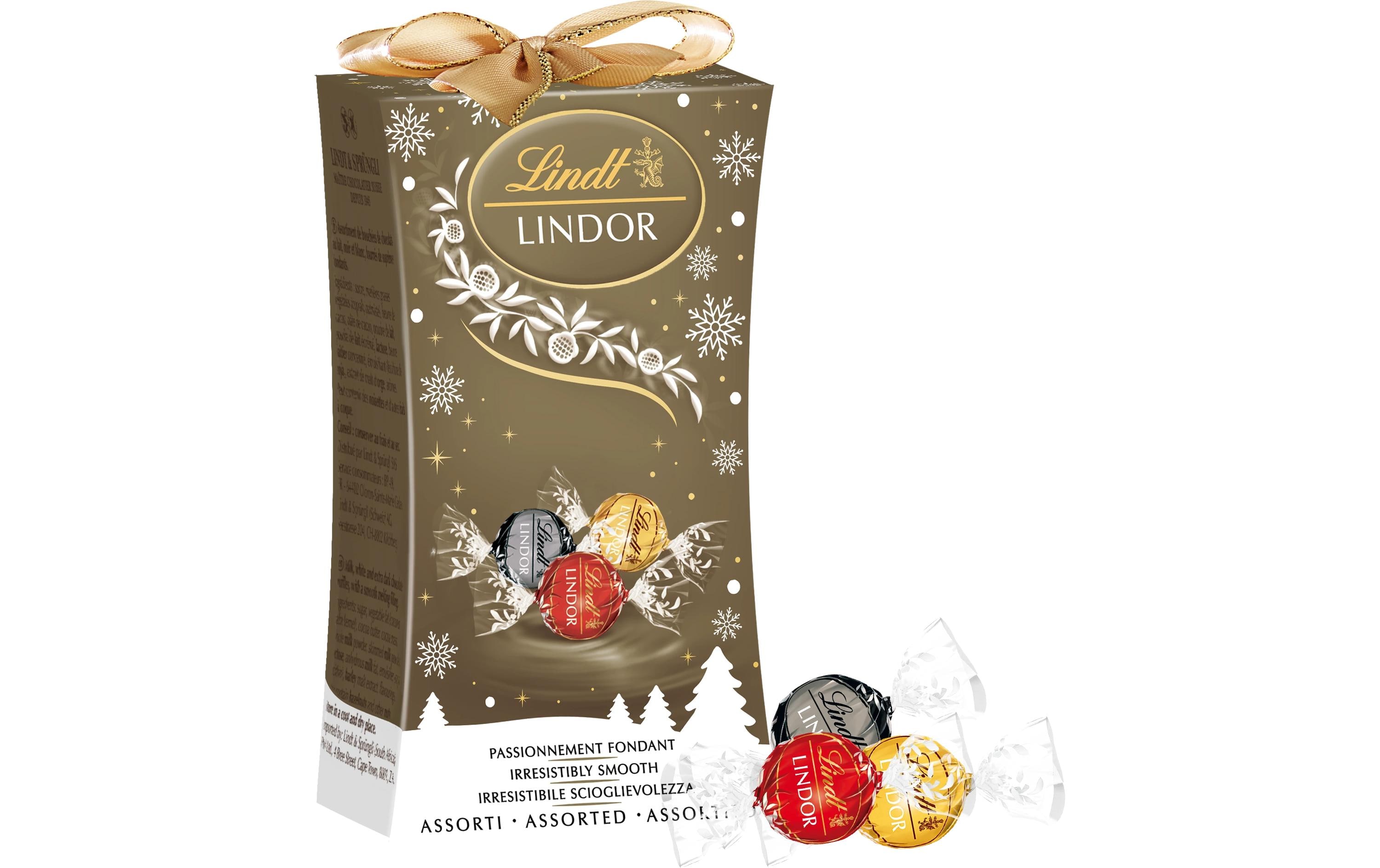 Lindt Schokolade Lindor assortiert Weihnachten 75 g