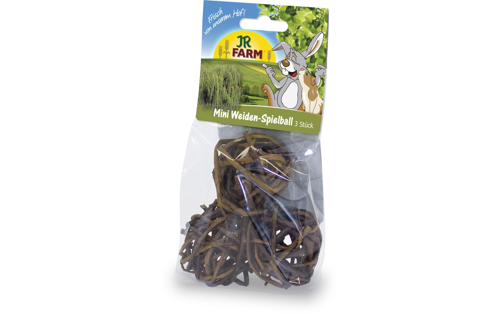 JR Farm Spielzeug Mini Weidenball 20g, 3 Stk. JR Farm Spielzeug Mini Weidenball 20g, 3 Stk.