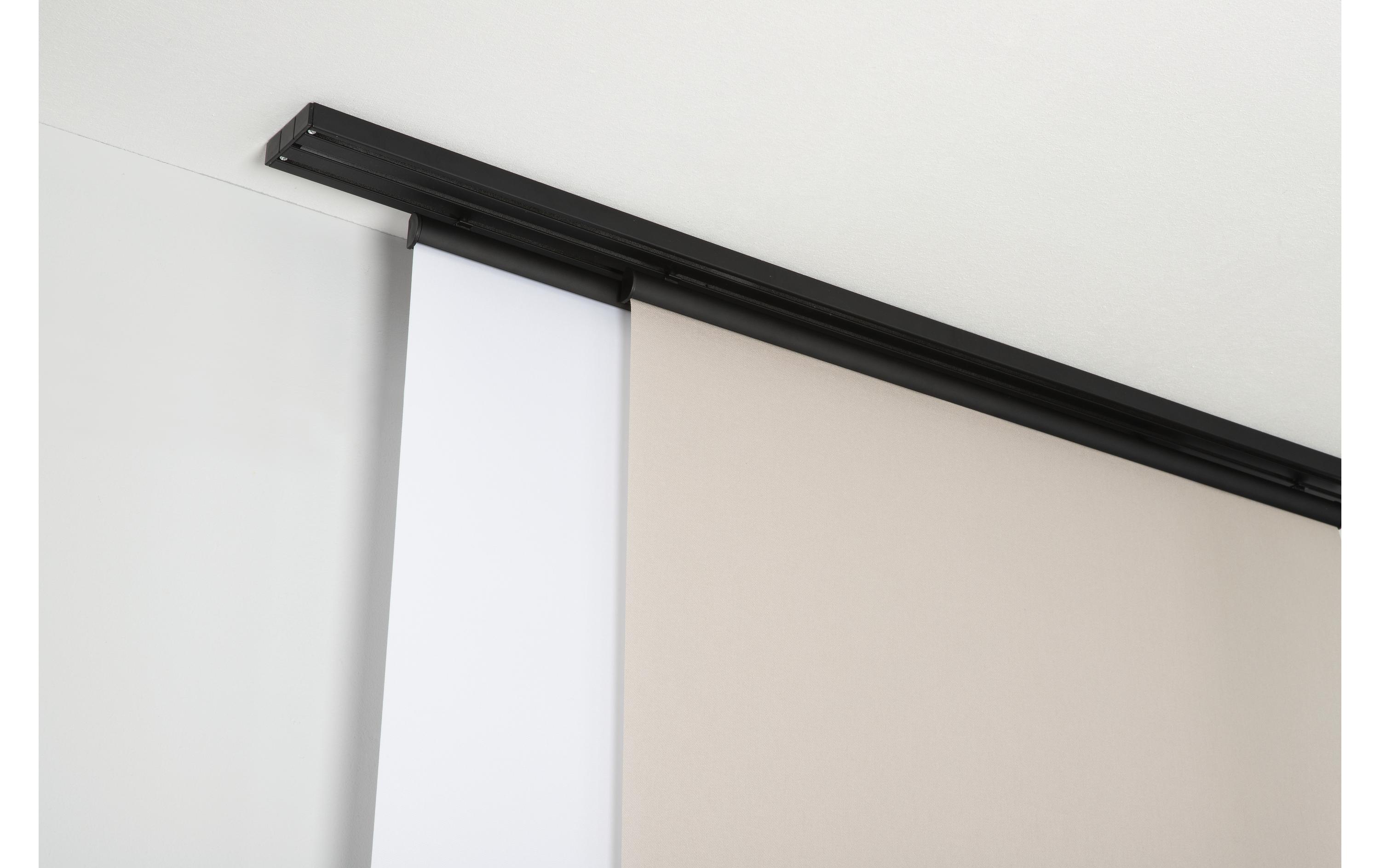 Gardinia Endfeststeller Atlanta 1 Paar Schwarz-matt